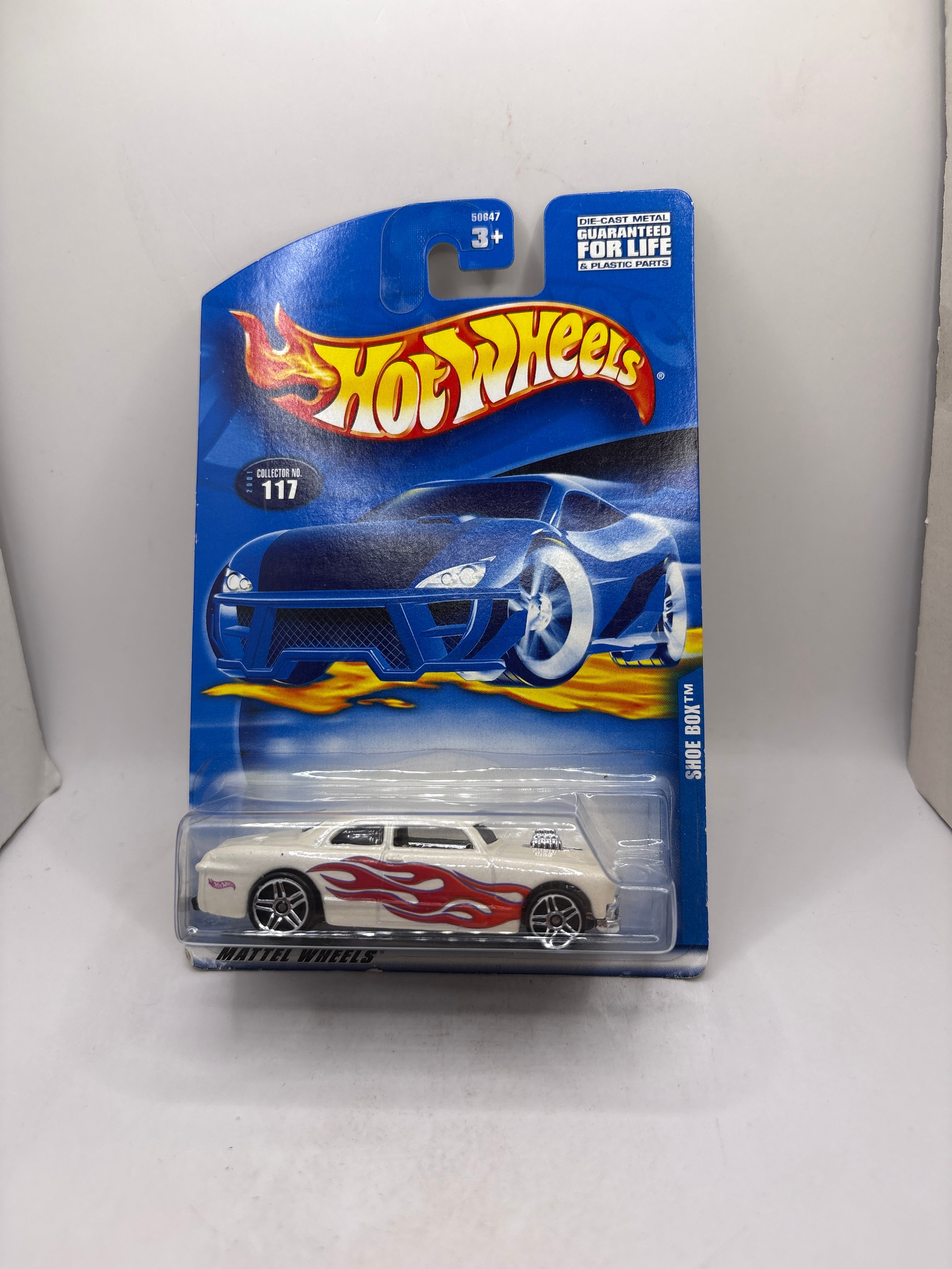 Hot Wheels Shoe Box Diecast white