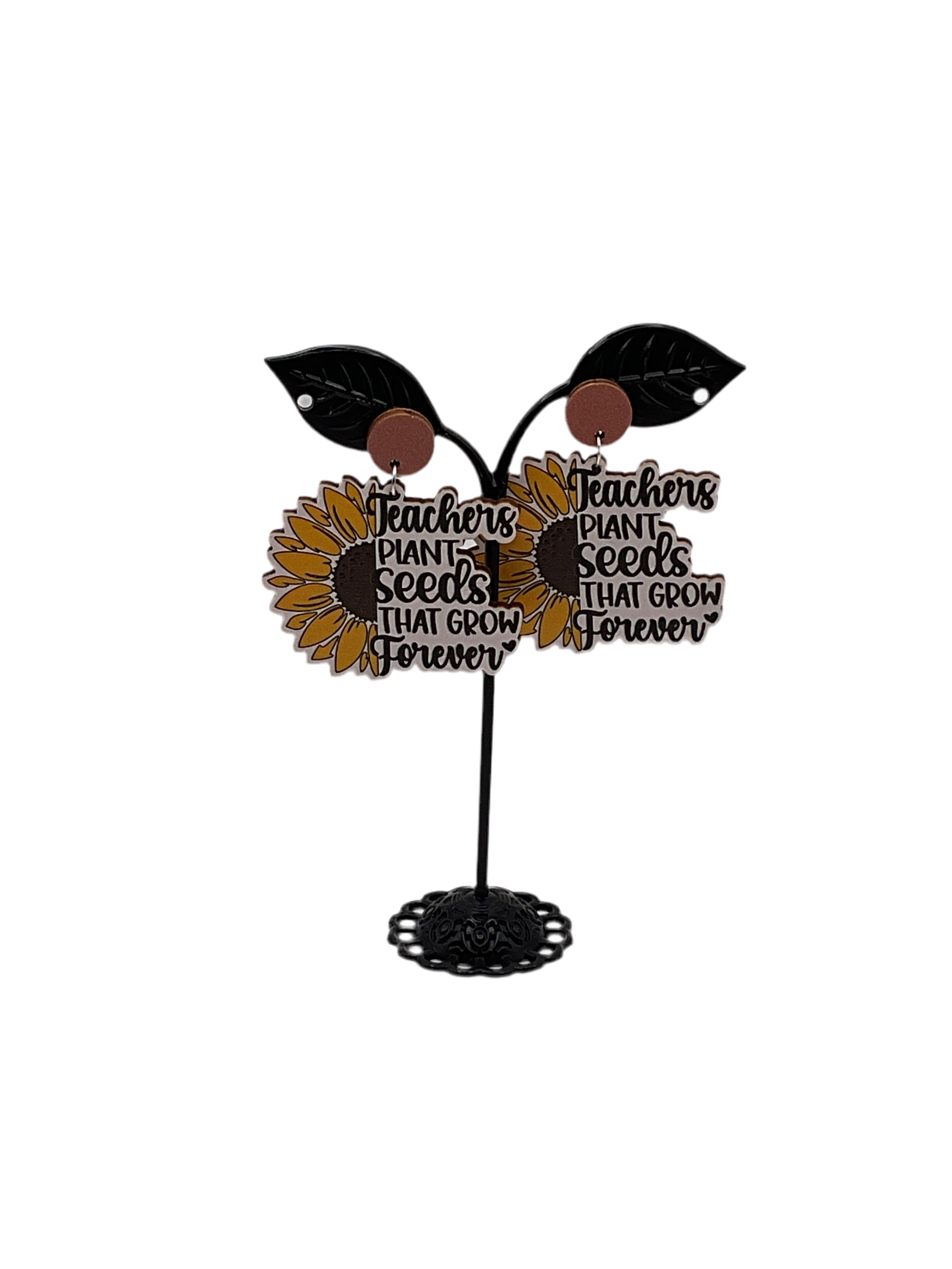 Teacher Sunflower Earrings