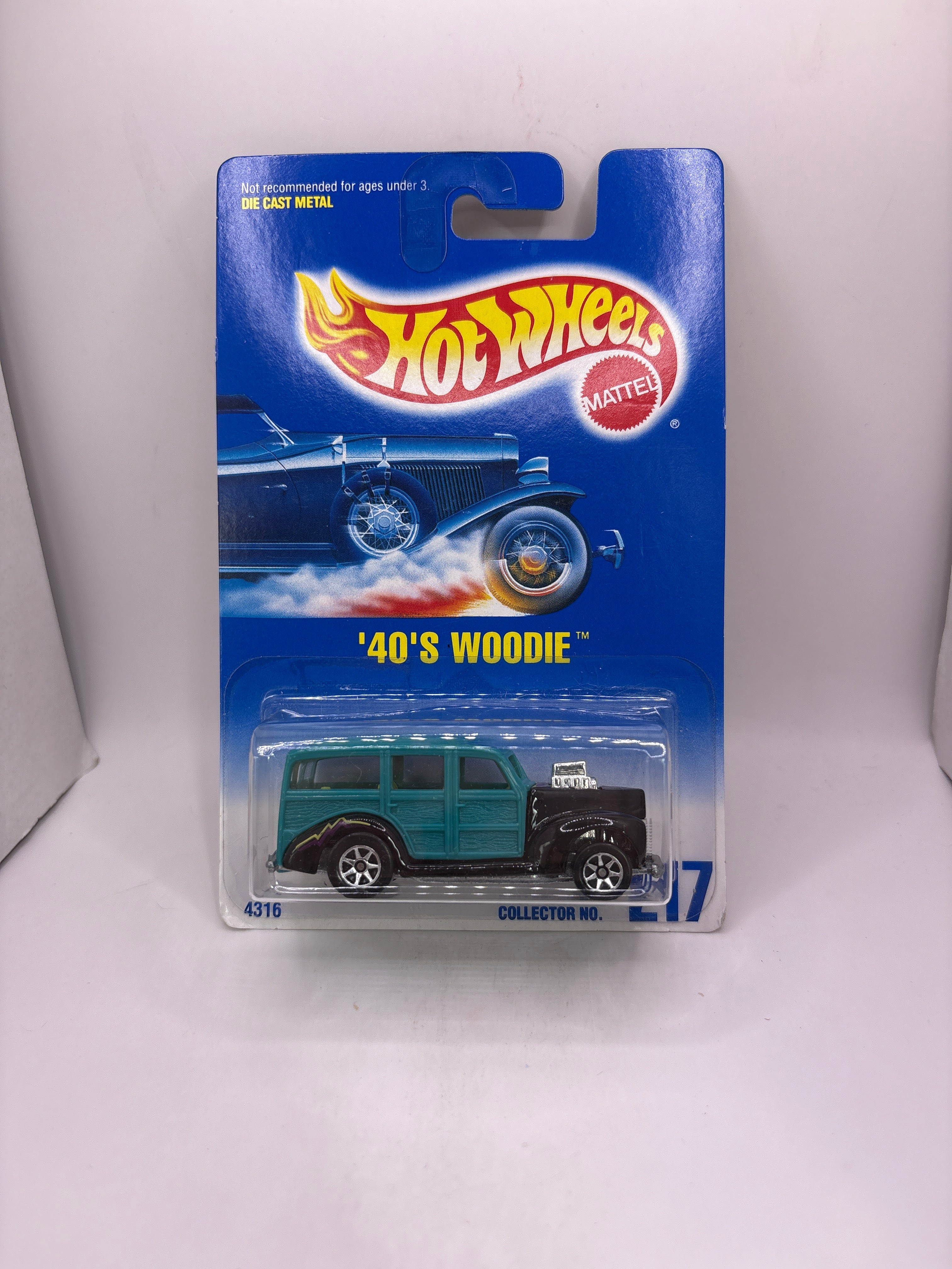 Hot Wheels 40’s Woodie Diecast
