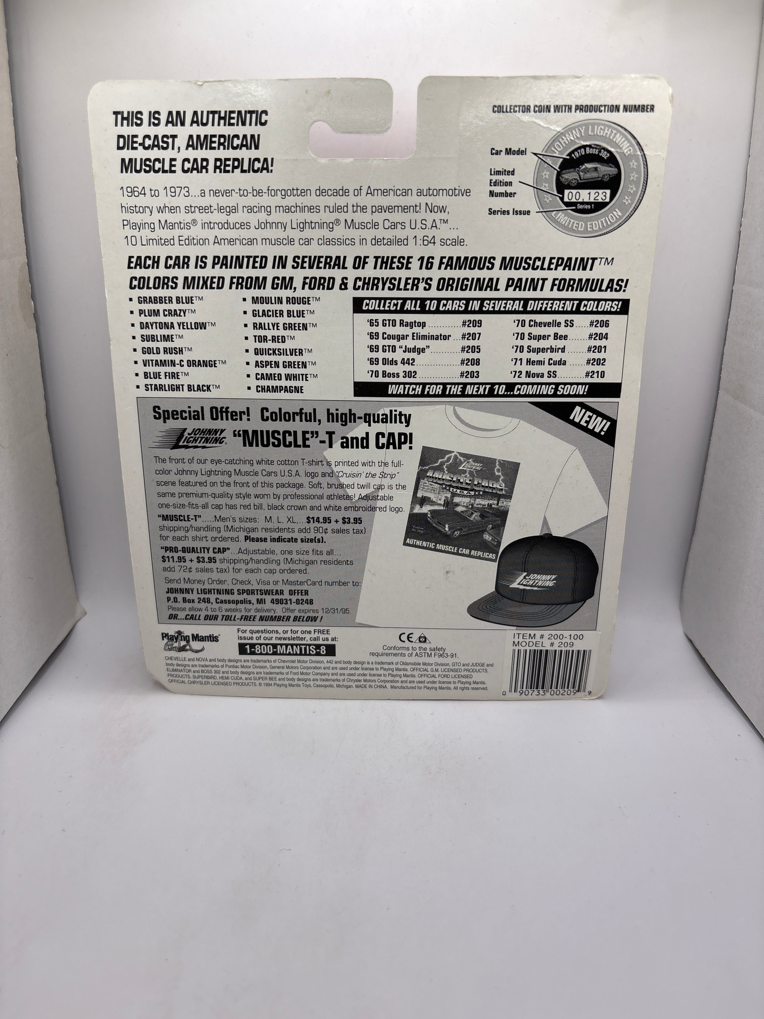 Johnny Lightning 1965 GTO Diecast