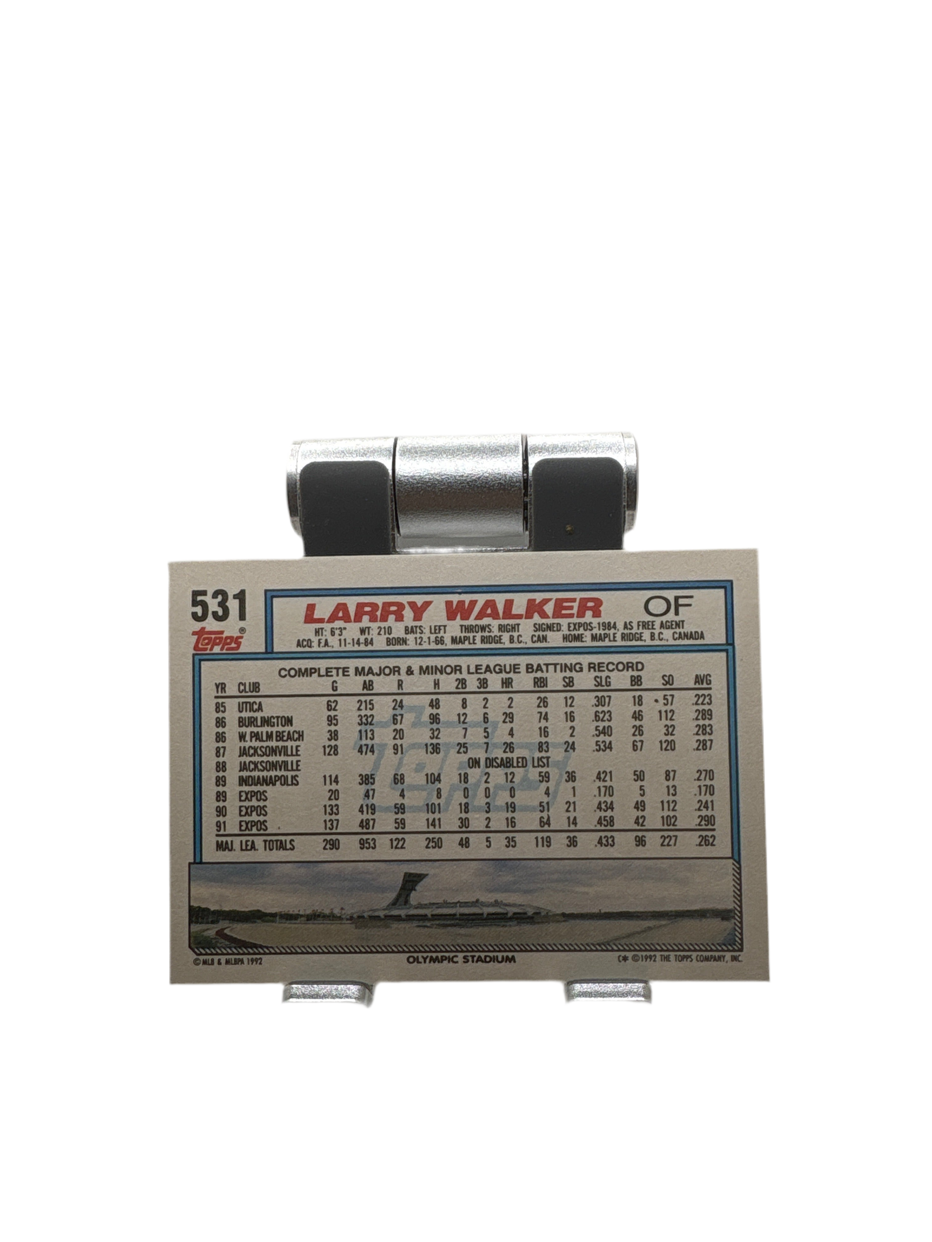 Topps Larry Walker