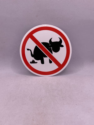 No Bullshit Sticker