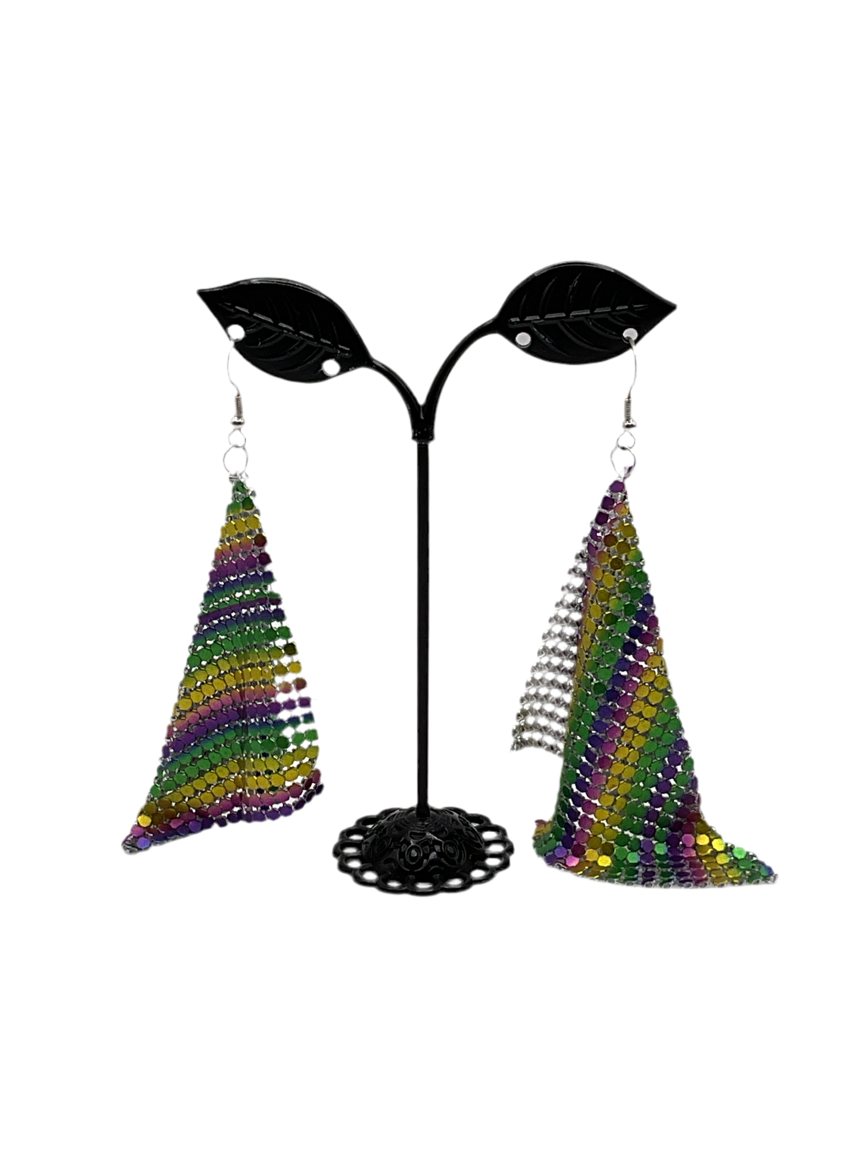 धातु चेन शीट बालियां