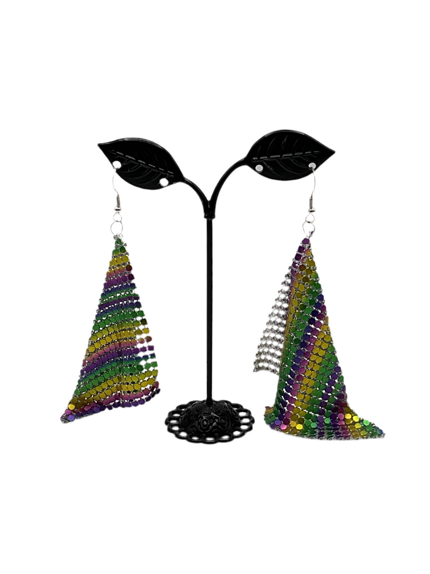 धातु चेन शीट बालियां