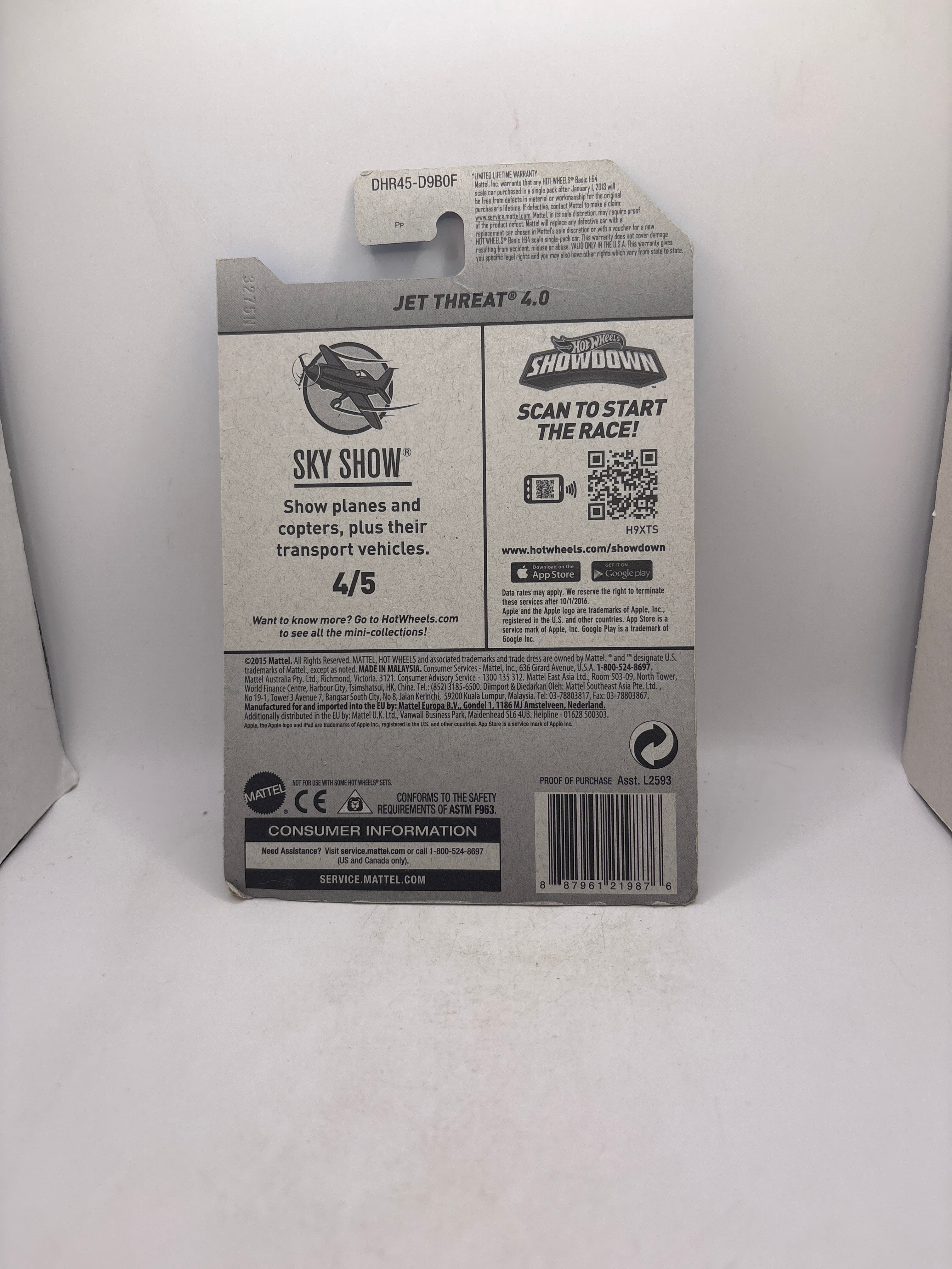 Hot Wheels Jet Threat 4.0 Diecast