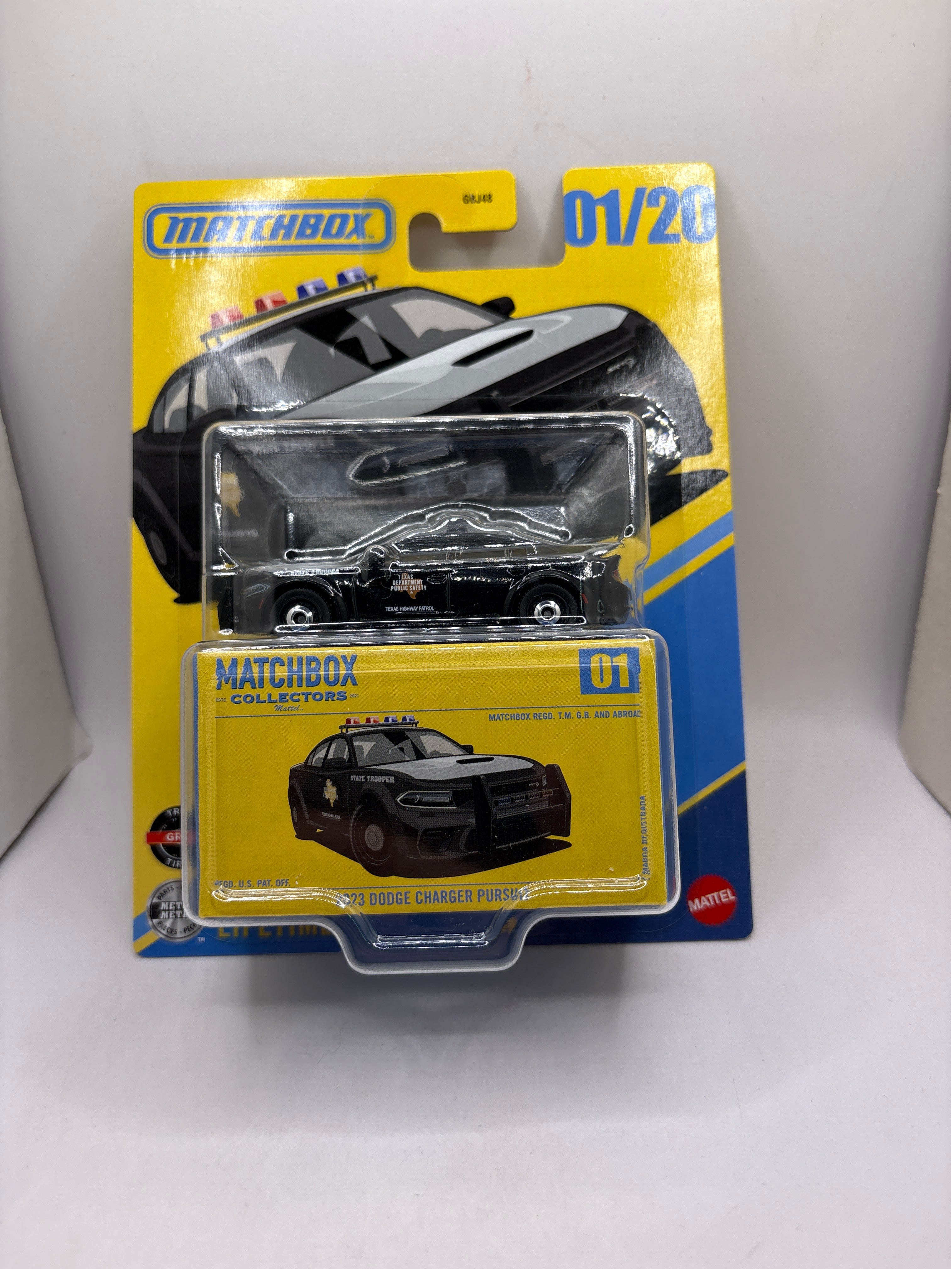 Matchbox 2023 Dodge Charger Pursuit Diecast black