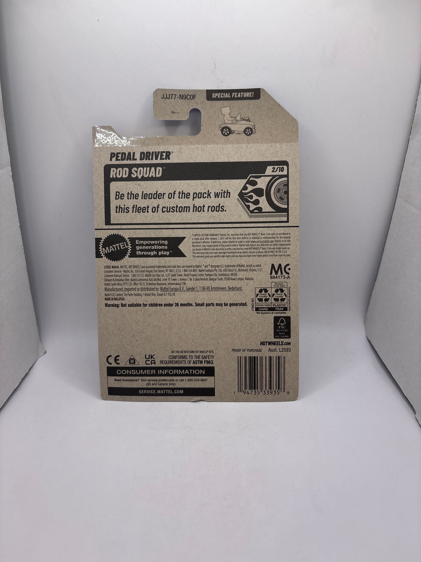 Hot Wheels Pedal Driver Diecast silver