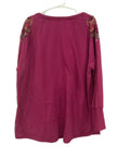 Maroon Pull Over Top