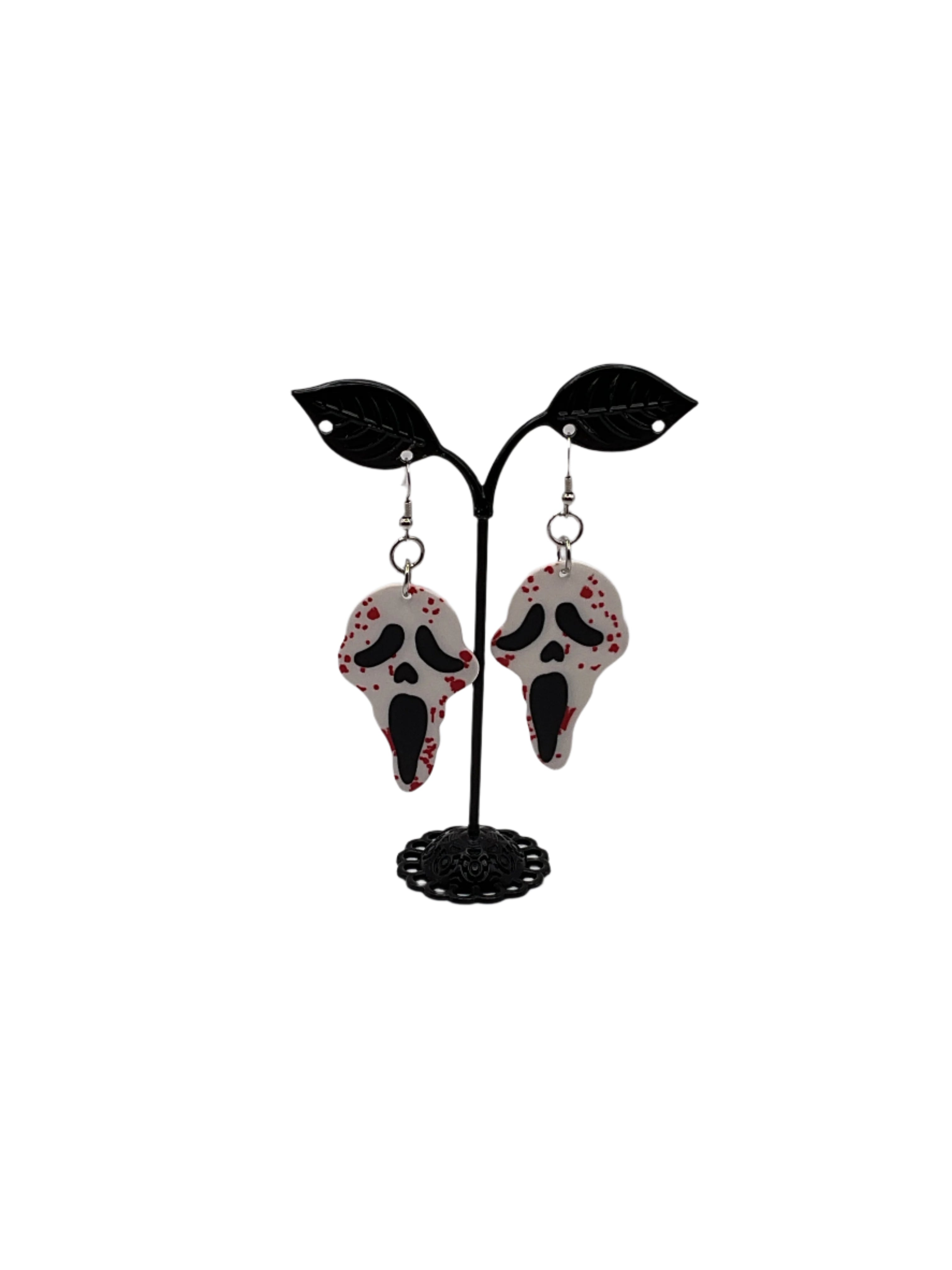 Scream earrings 3