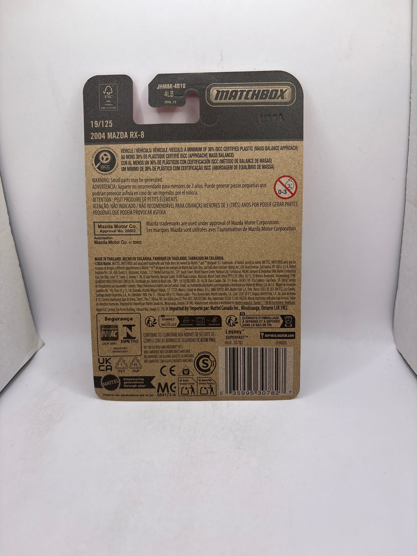 Matchbox 2004 Mazda RX-8 Diecast