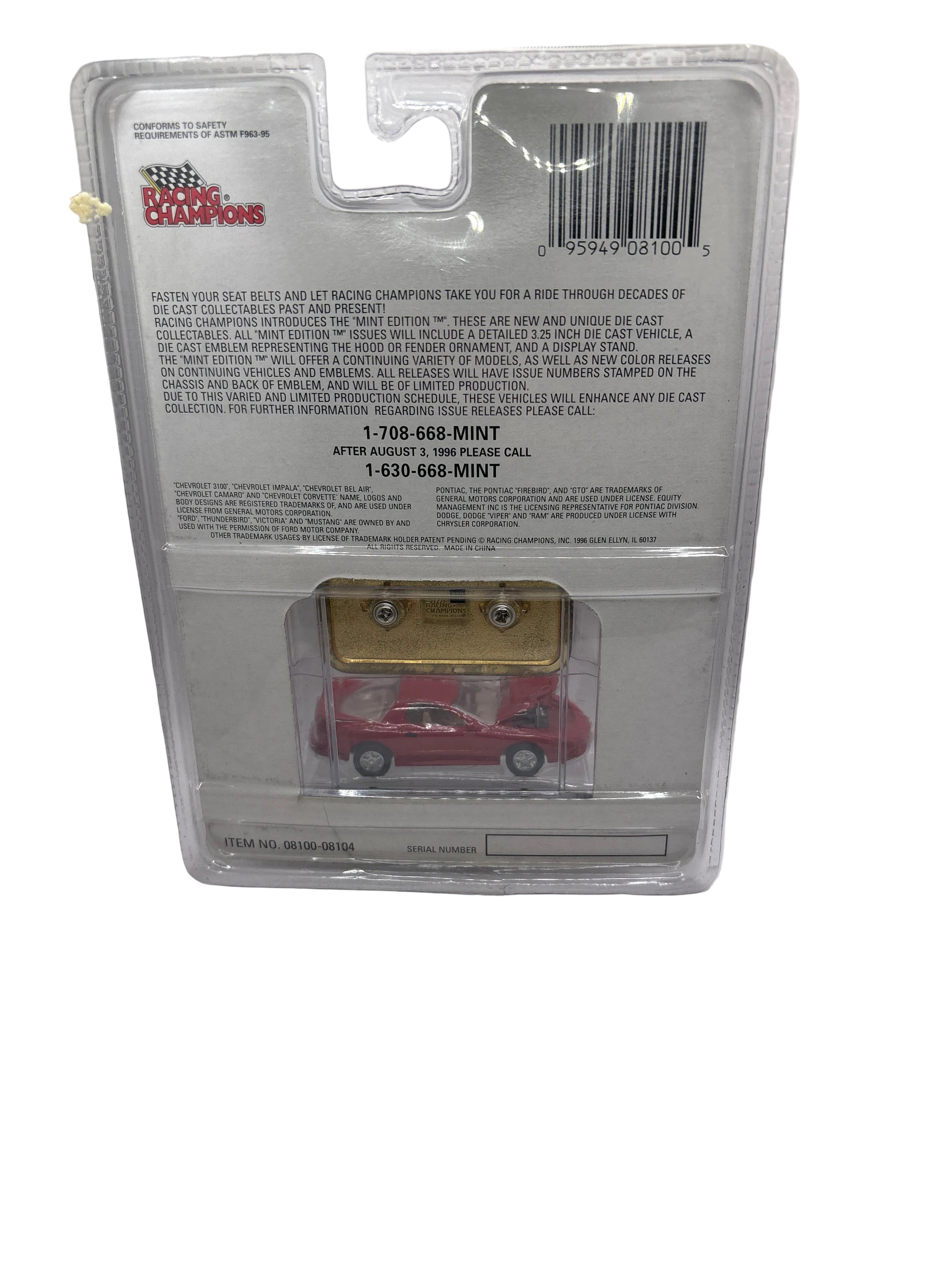 Racing Champions Mint 1996 Pontiac Firebird Diecast
