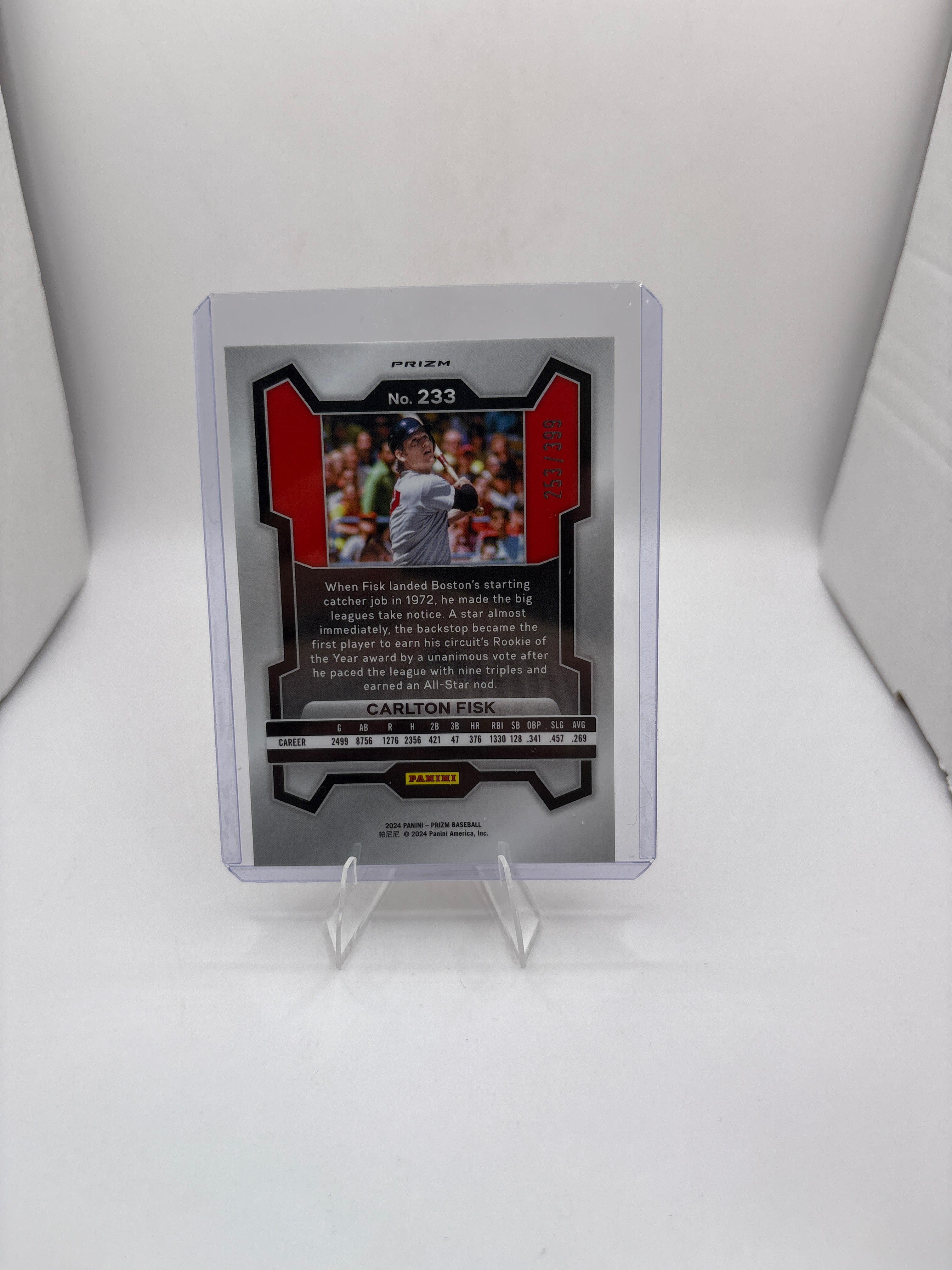 Prizm Carlton Fisk