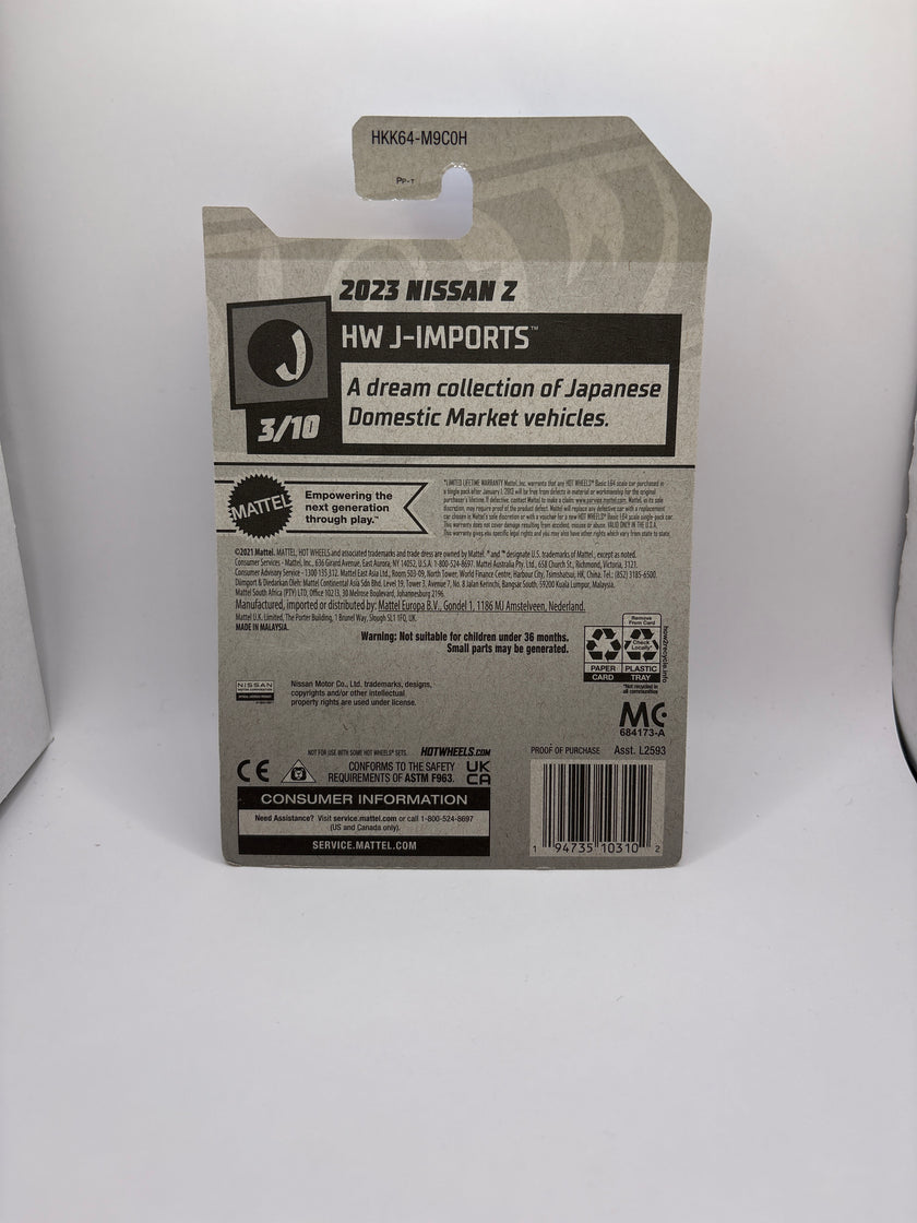 Hot Wheels 2023 Nissan Z Diecast