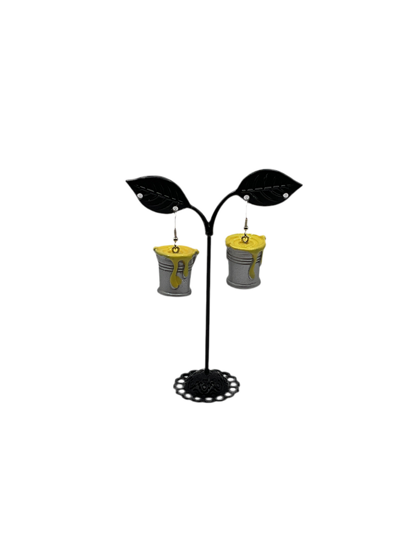 पेंट कैन इयररिंग्स 1सी