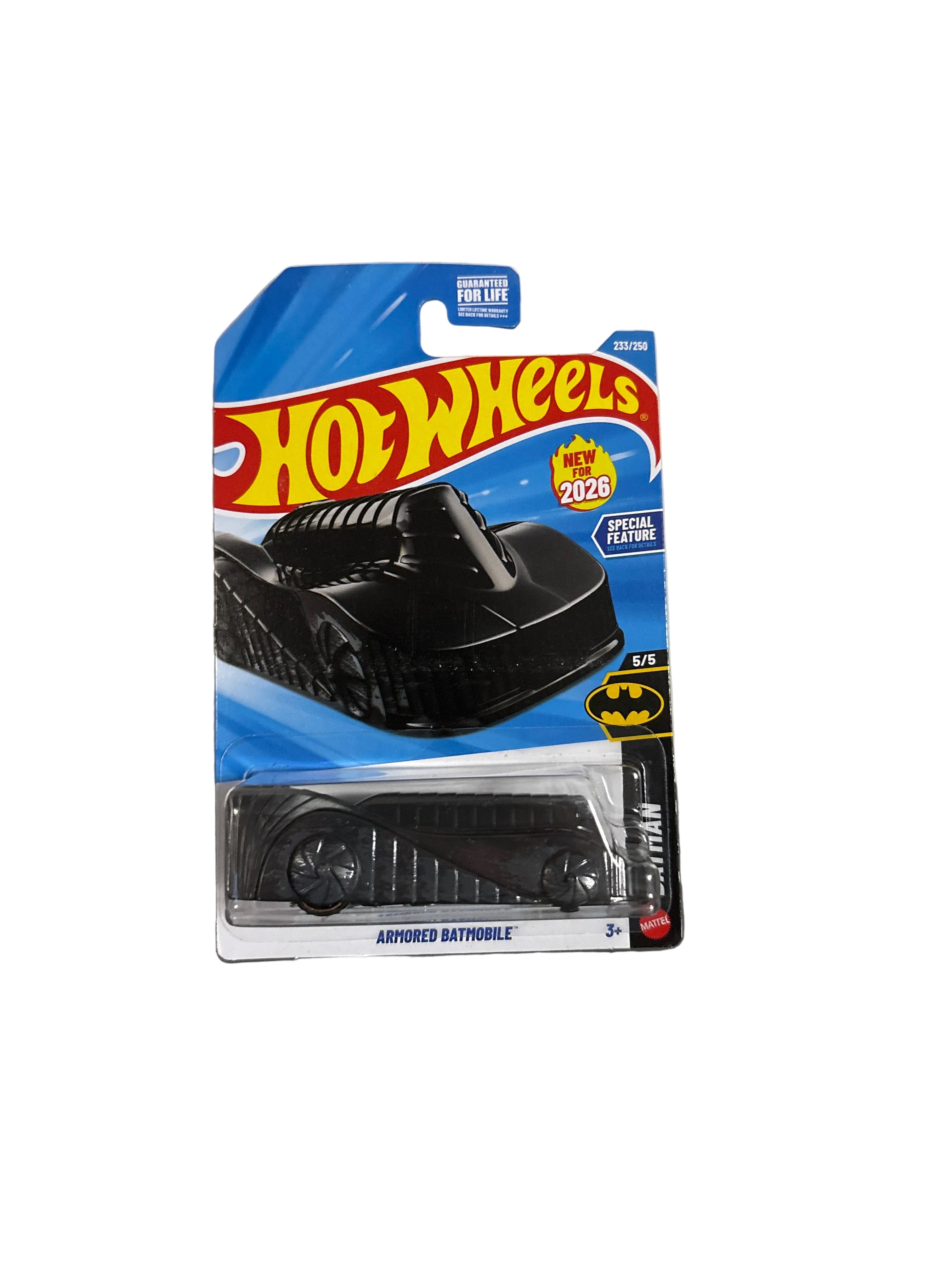 Hot Wheels Armored Batmobile Diecast black