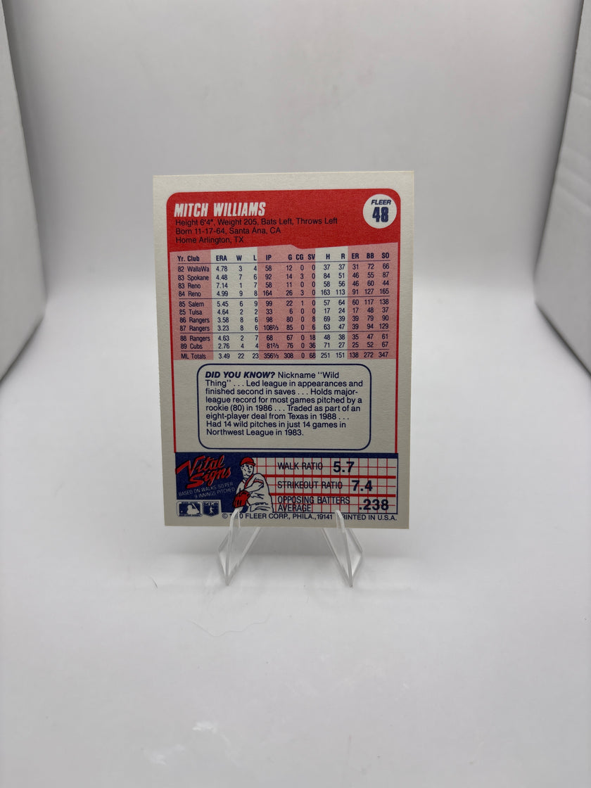 Fleer Mitch Williams