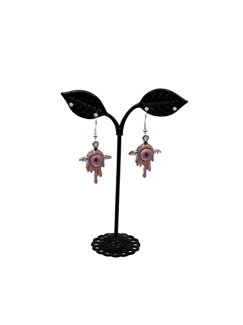 Melting Evil Eye Earrings