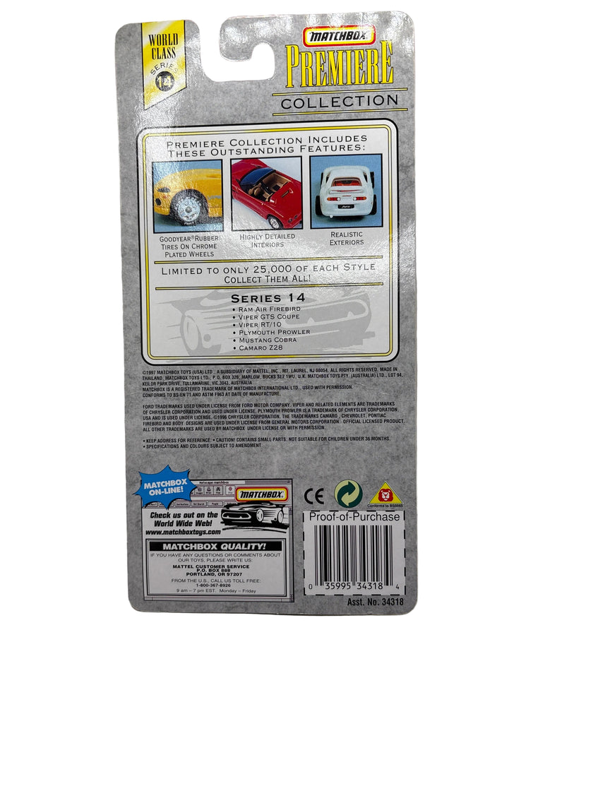 Matchbox Plymouth Prowler Diecast blue