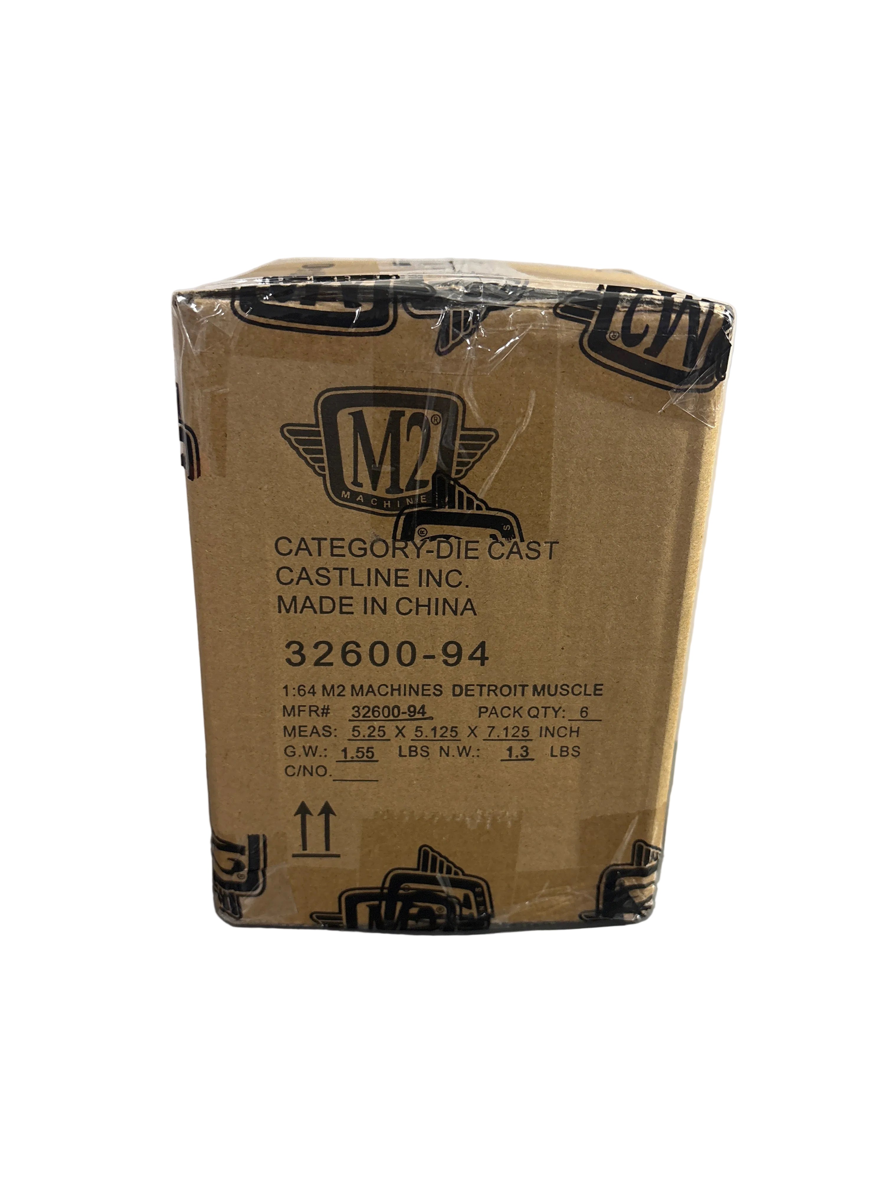 M2 Detroit Muscle Sealed Case Diecast multi color