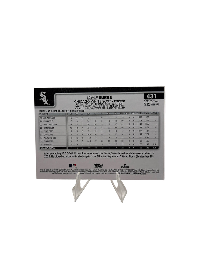 Topps Sean Burke