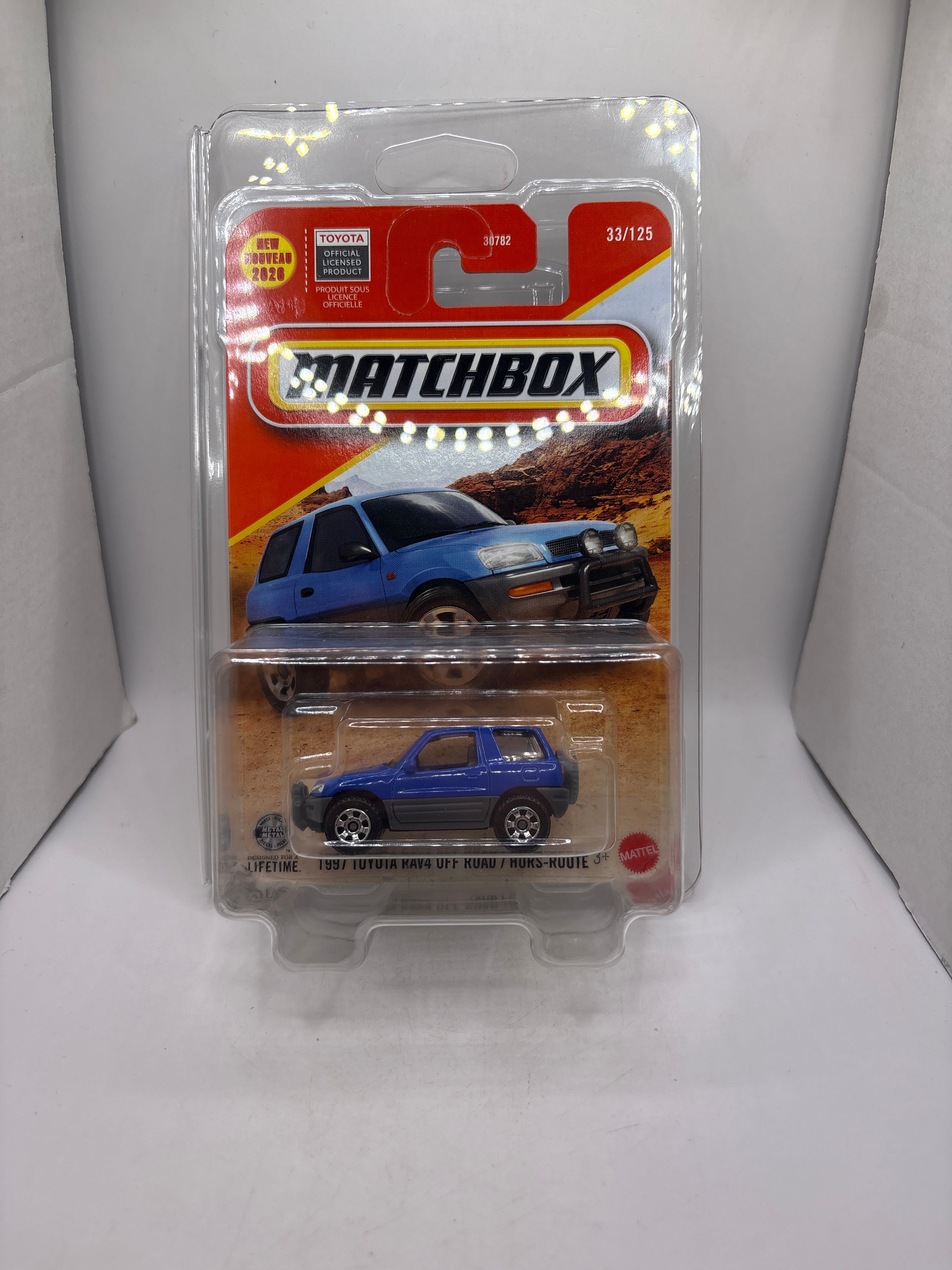 Matchbox 1997 Toyota RAV4 Off Road Diecast blue