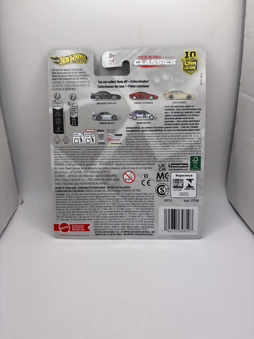 Hot Wheels Porsche 993 GT2 Diecast silver