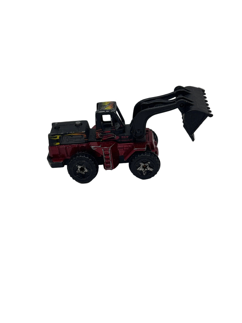 Hot Wheels Wheel Loader Diecast red