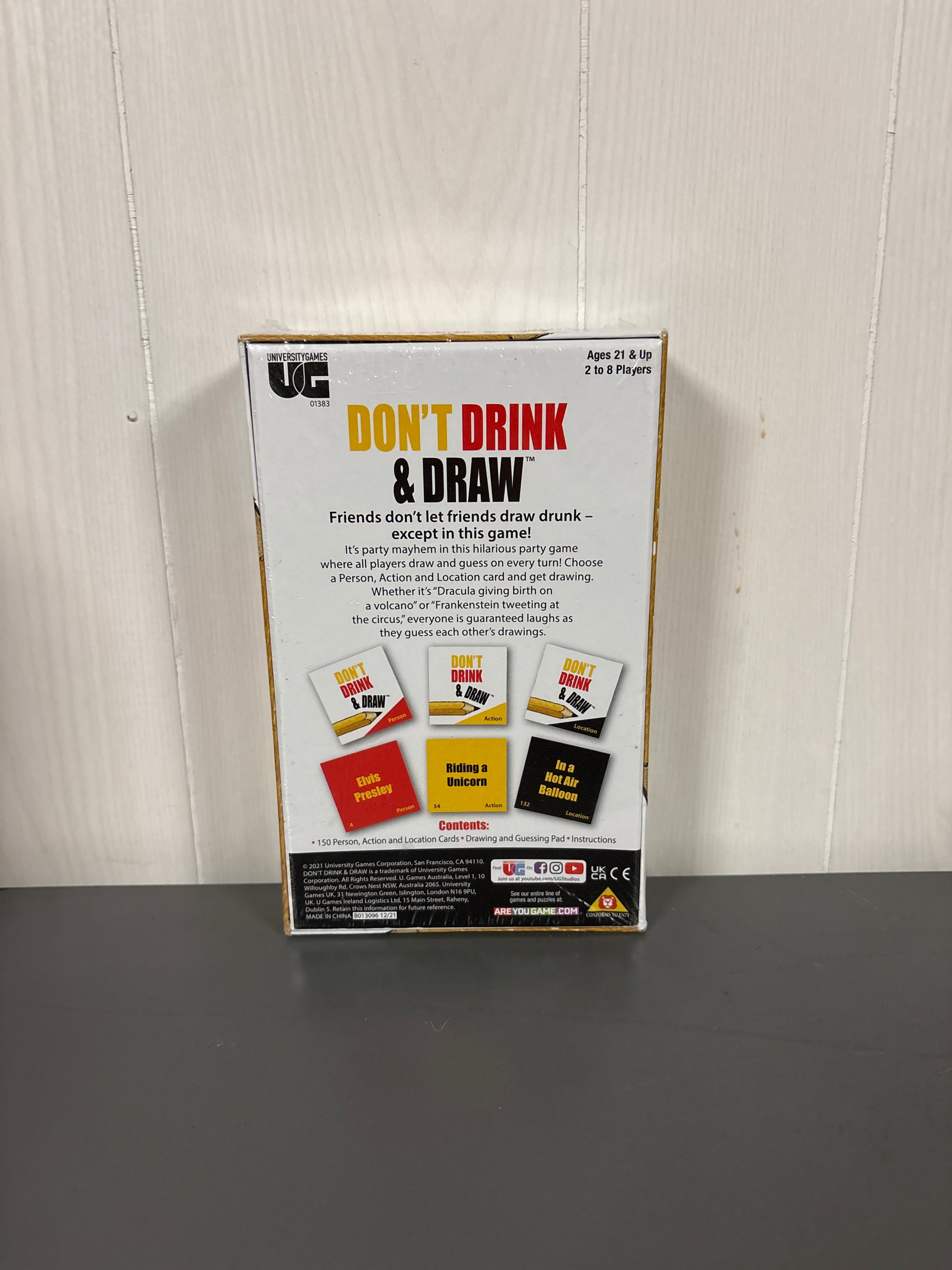 University Games Don’t Drink & Draw