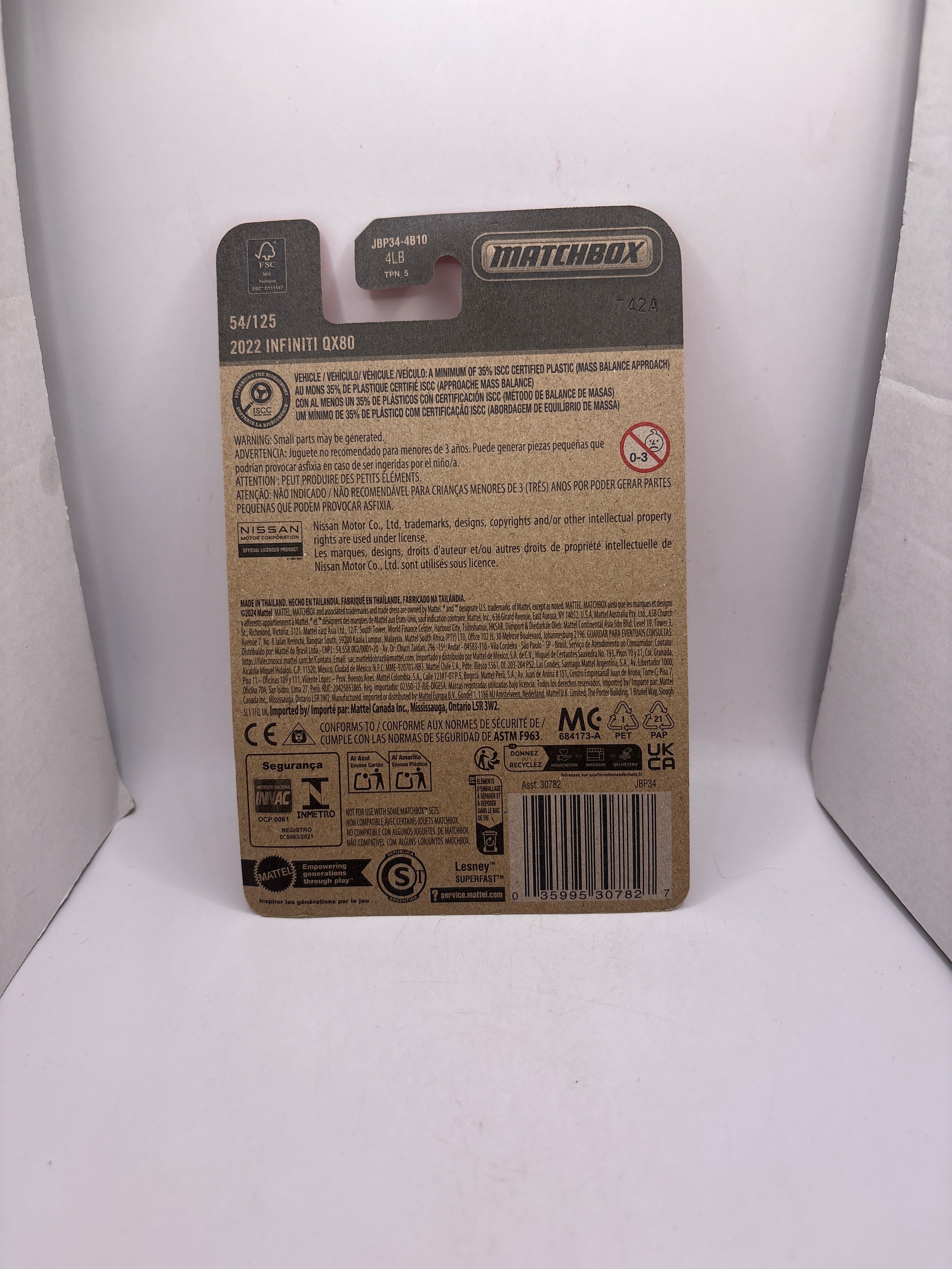Matchbox 2022 Infiniti QX80 Diecast