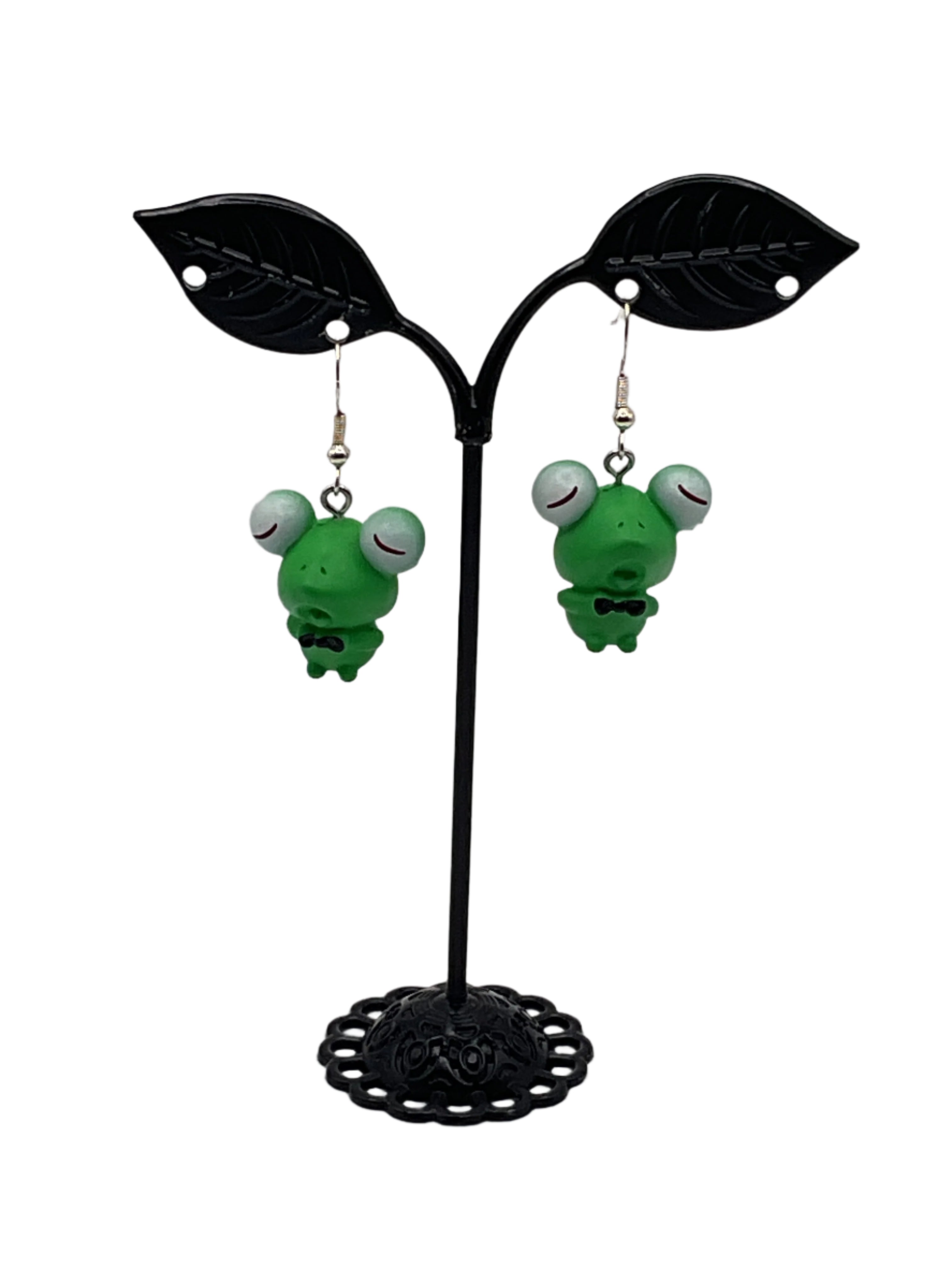 Frog earrings