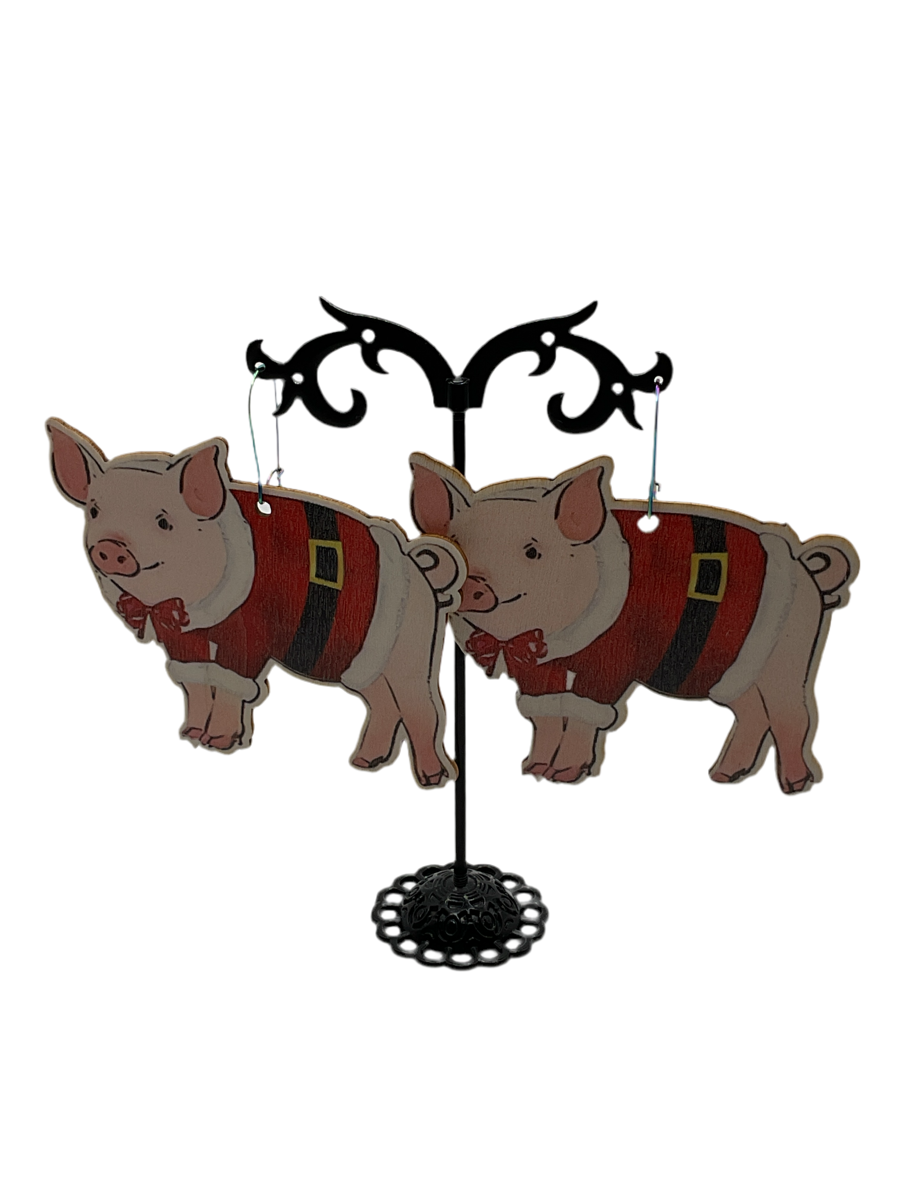 Pig earrings