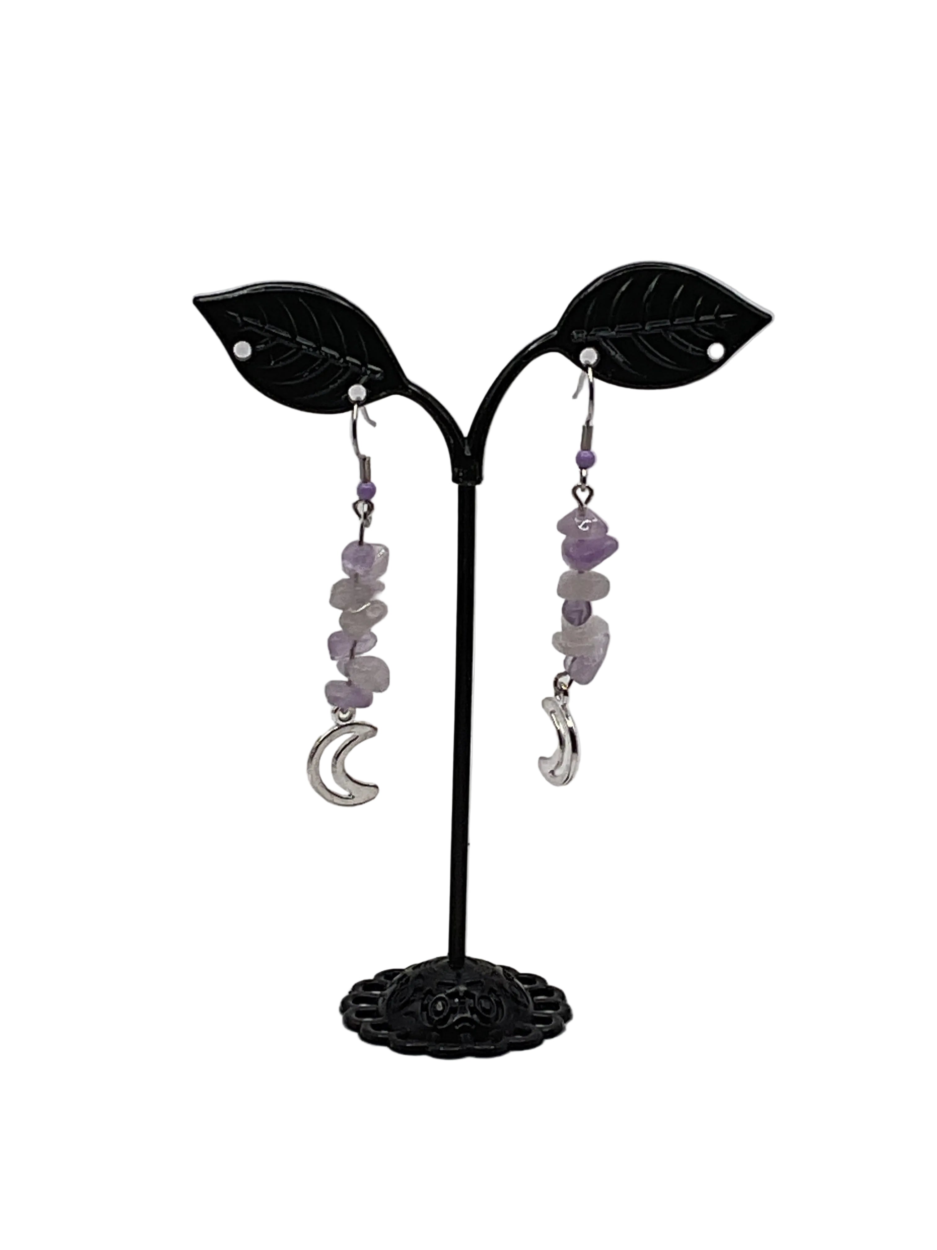 Crystal Chip Earrings