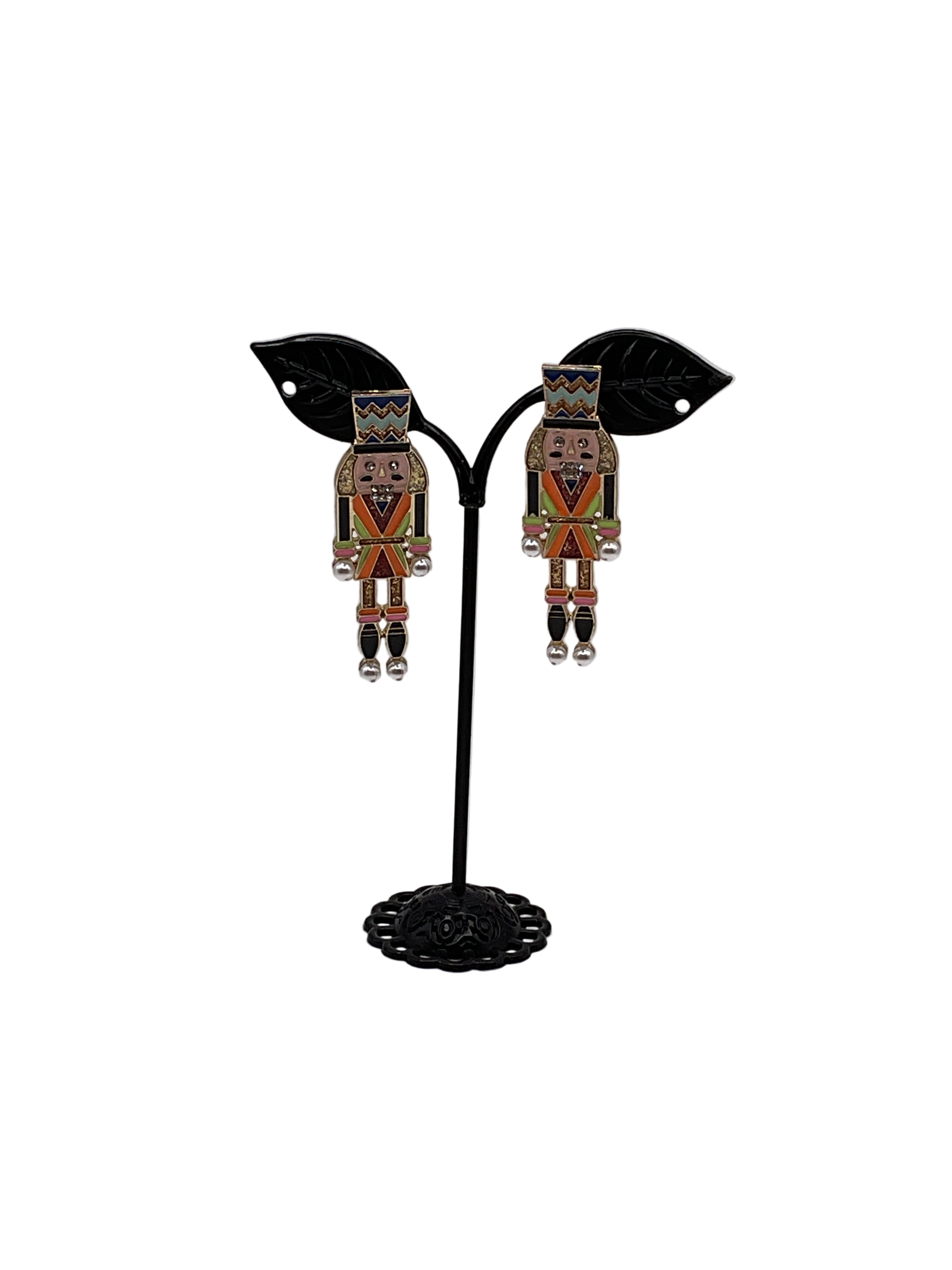 Nutcracker earrings