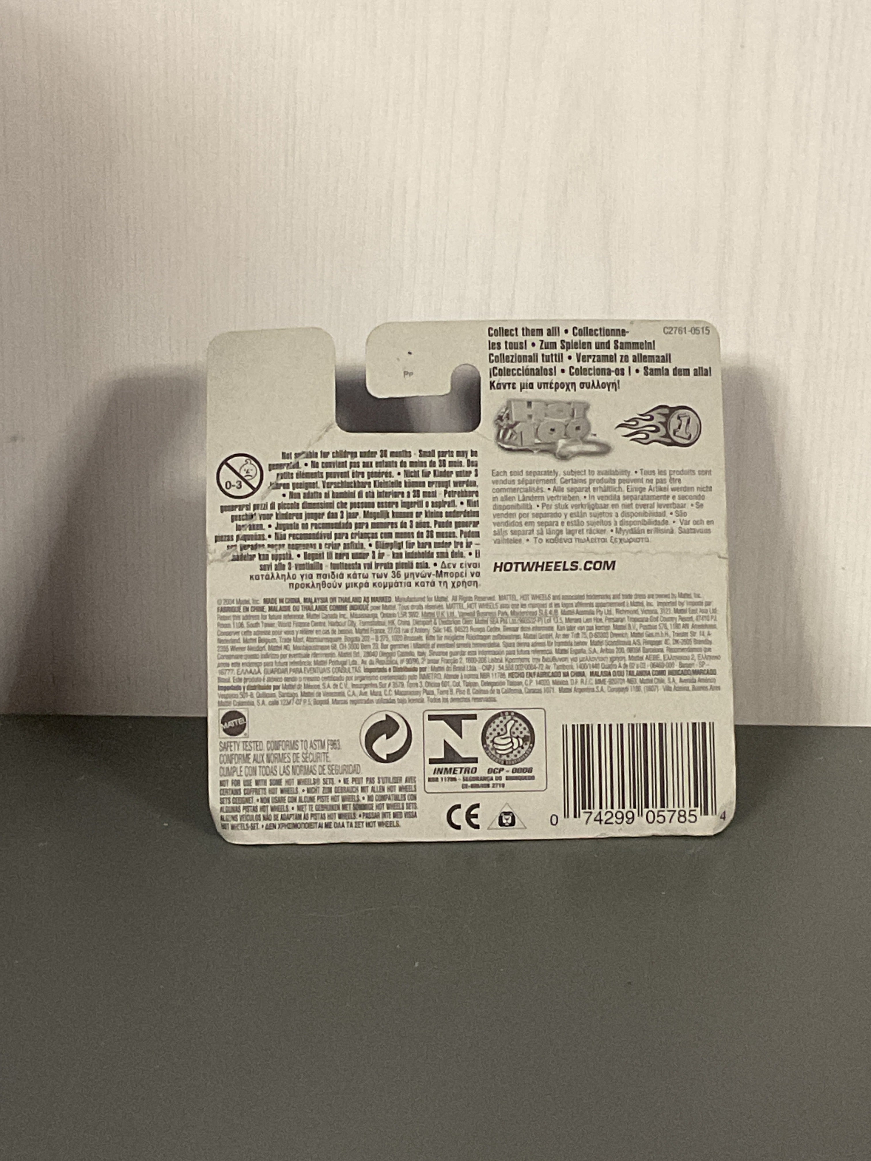 Hot Wheels Cool -One Diecast White Bad card