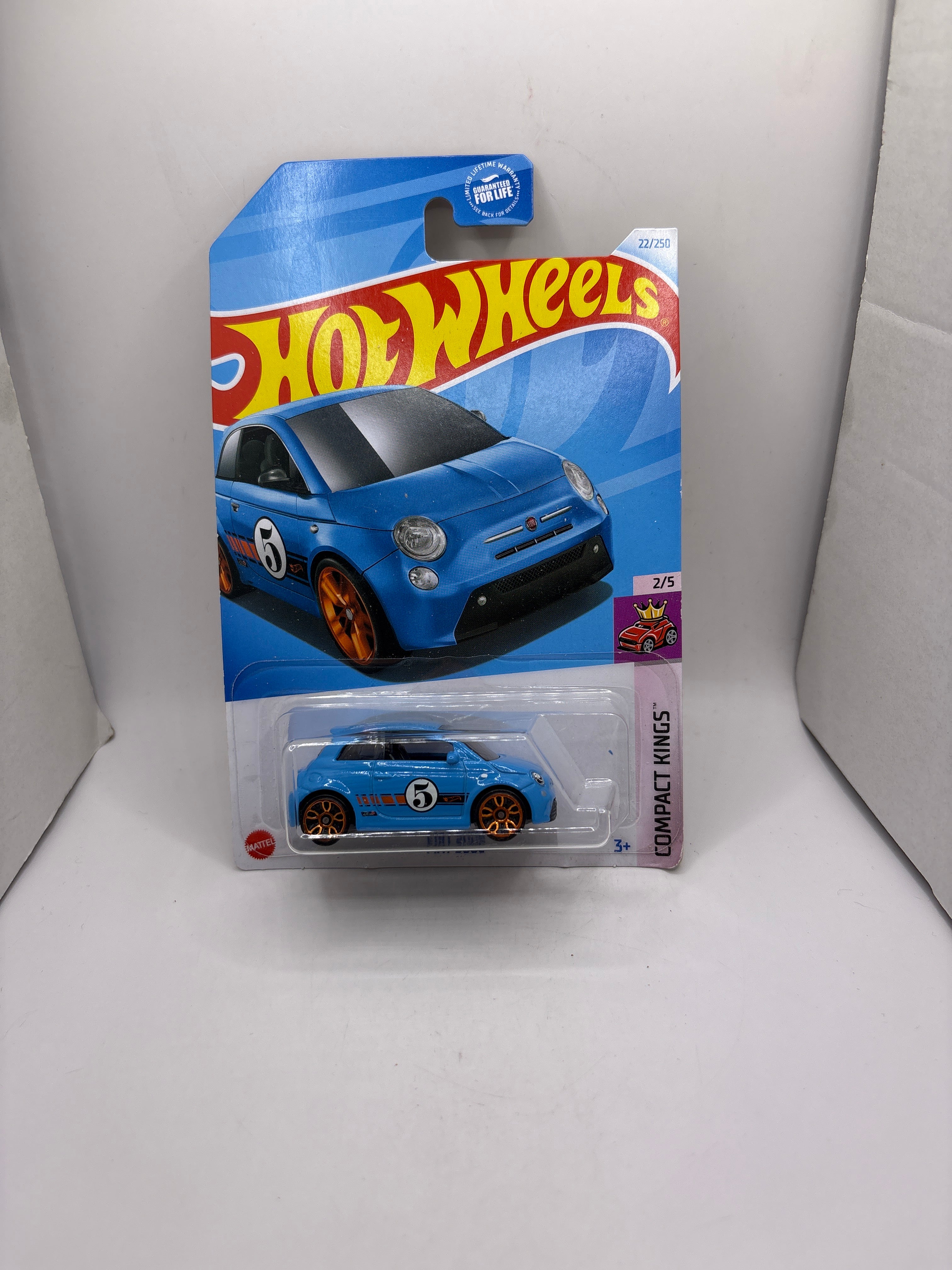 Hot Wheels Fiat 500e Diecast blue