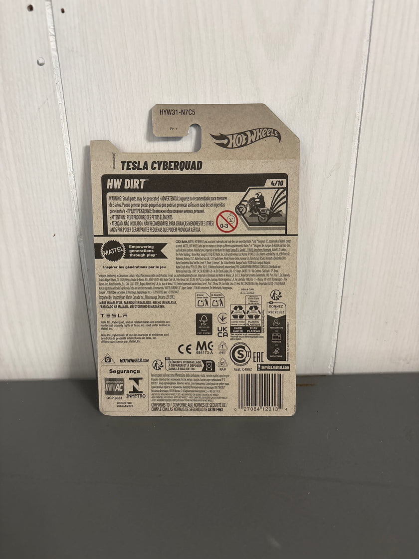 Hot Wheels Tesla Cyberquad Diecast