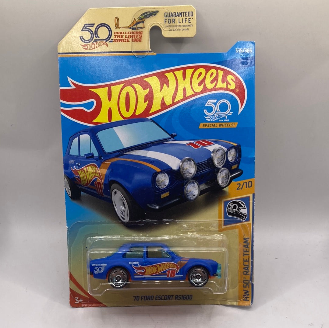 Hot Wheels 70 Ford Escort RS1600 Diecast