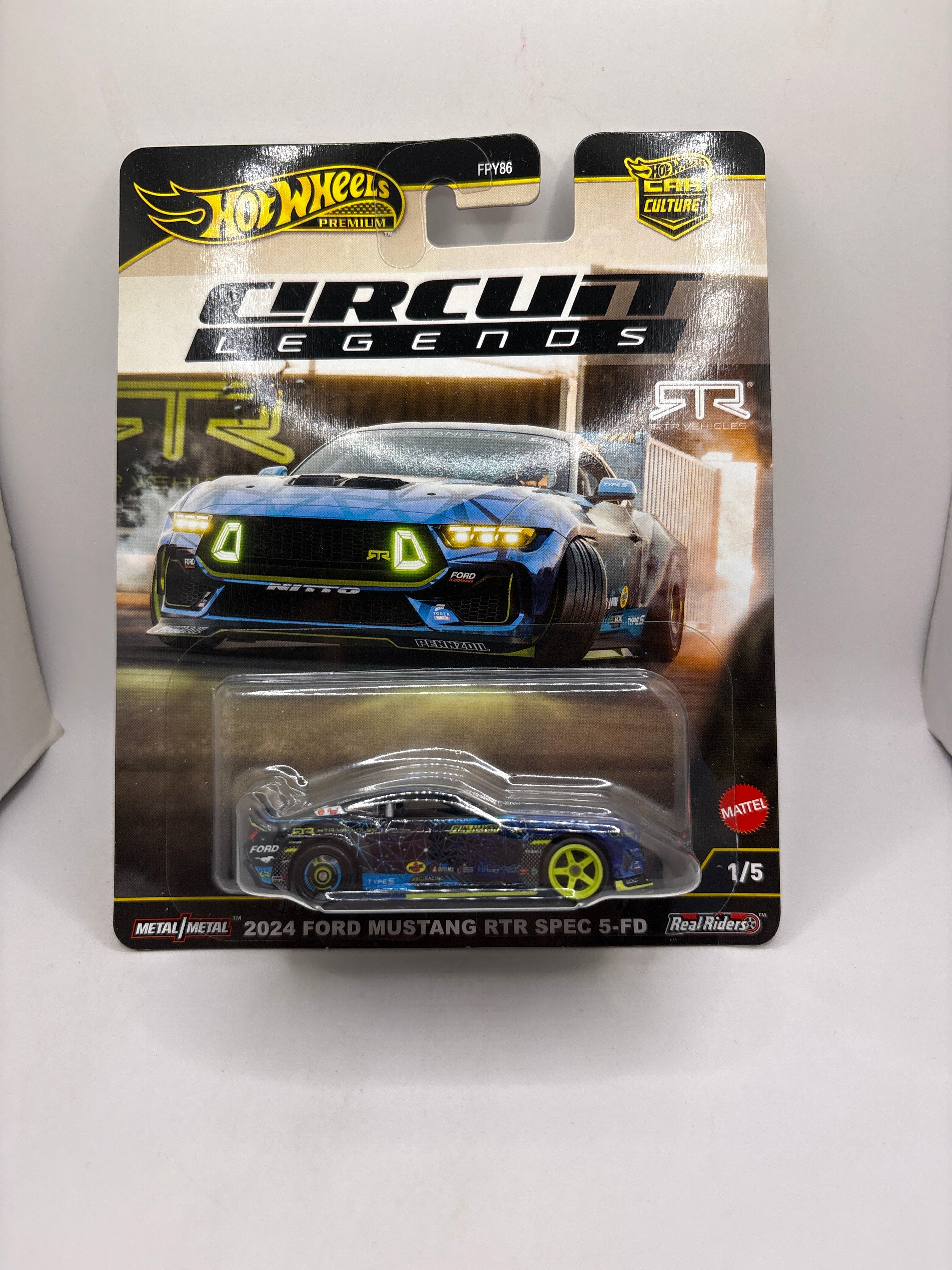 Hot Wheels 2024 Ford Mustang RTR Spec 5-FD Diecast