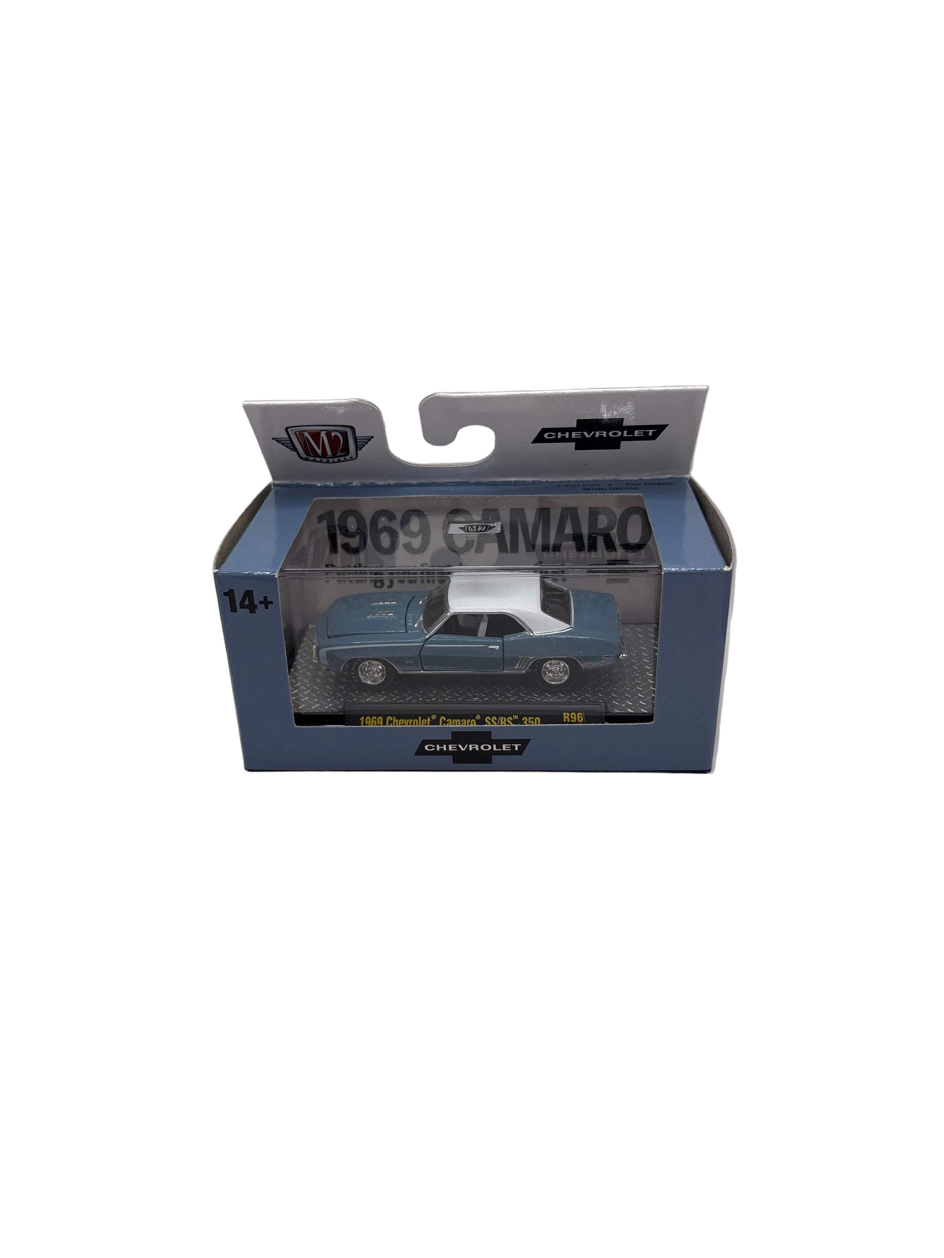 M2 1969 Chevrolet Camaro SS/RS 350 Diecast blue