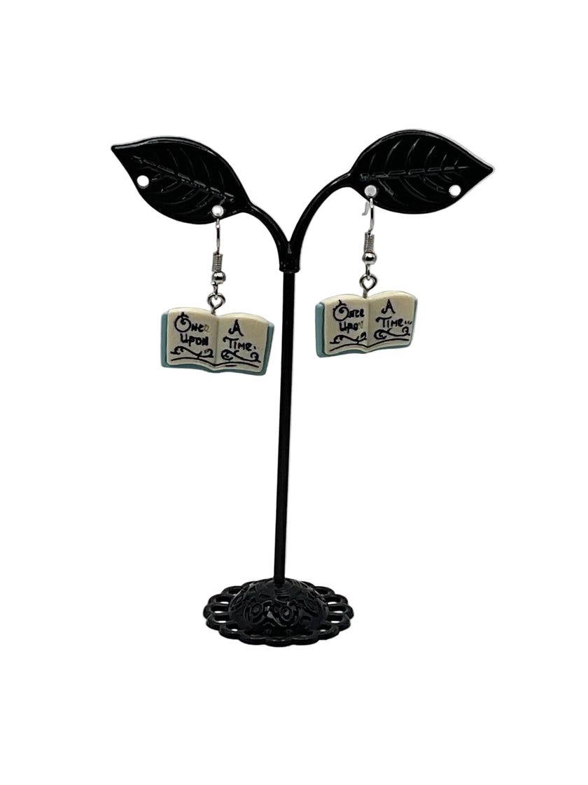 Once Upon A Time Book Earrings