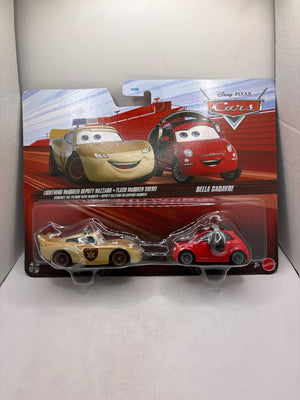 Disney Pixar Cars Lightning McQueen Deputy Hazzard Bella Cadavre Diecast multi color