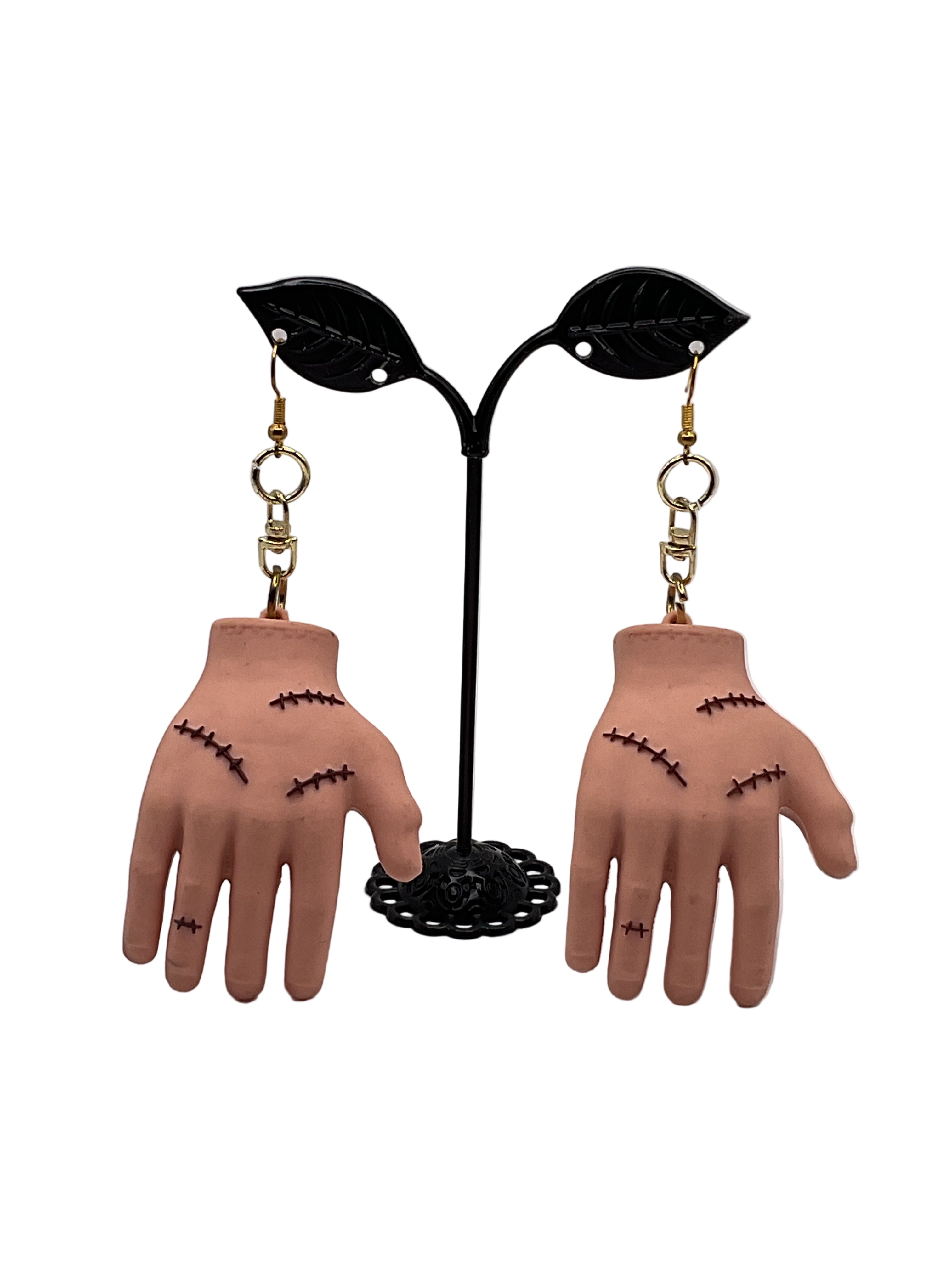 Frankenstein Hand Earrings