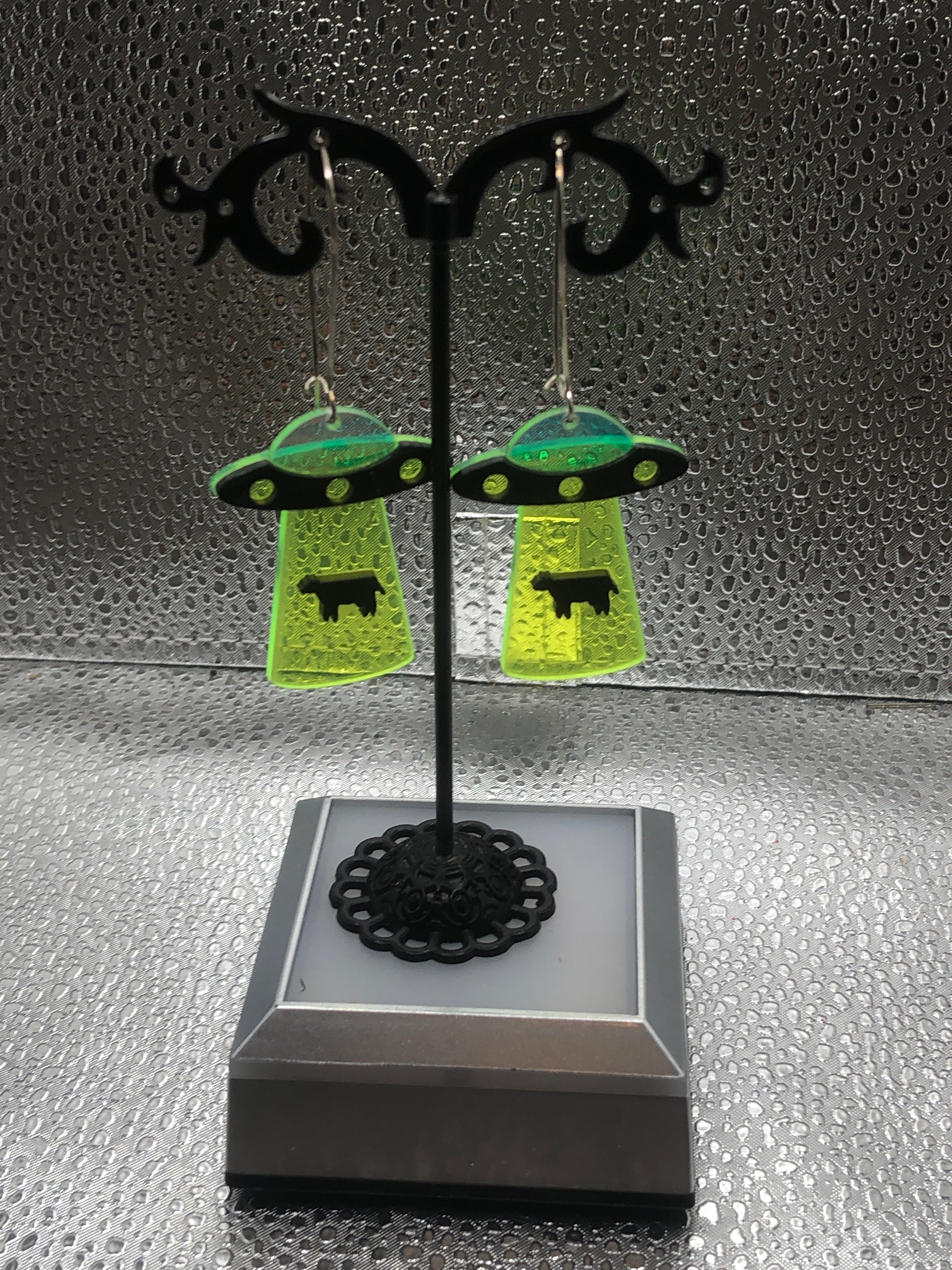 UFO earrings