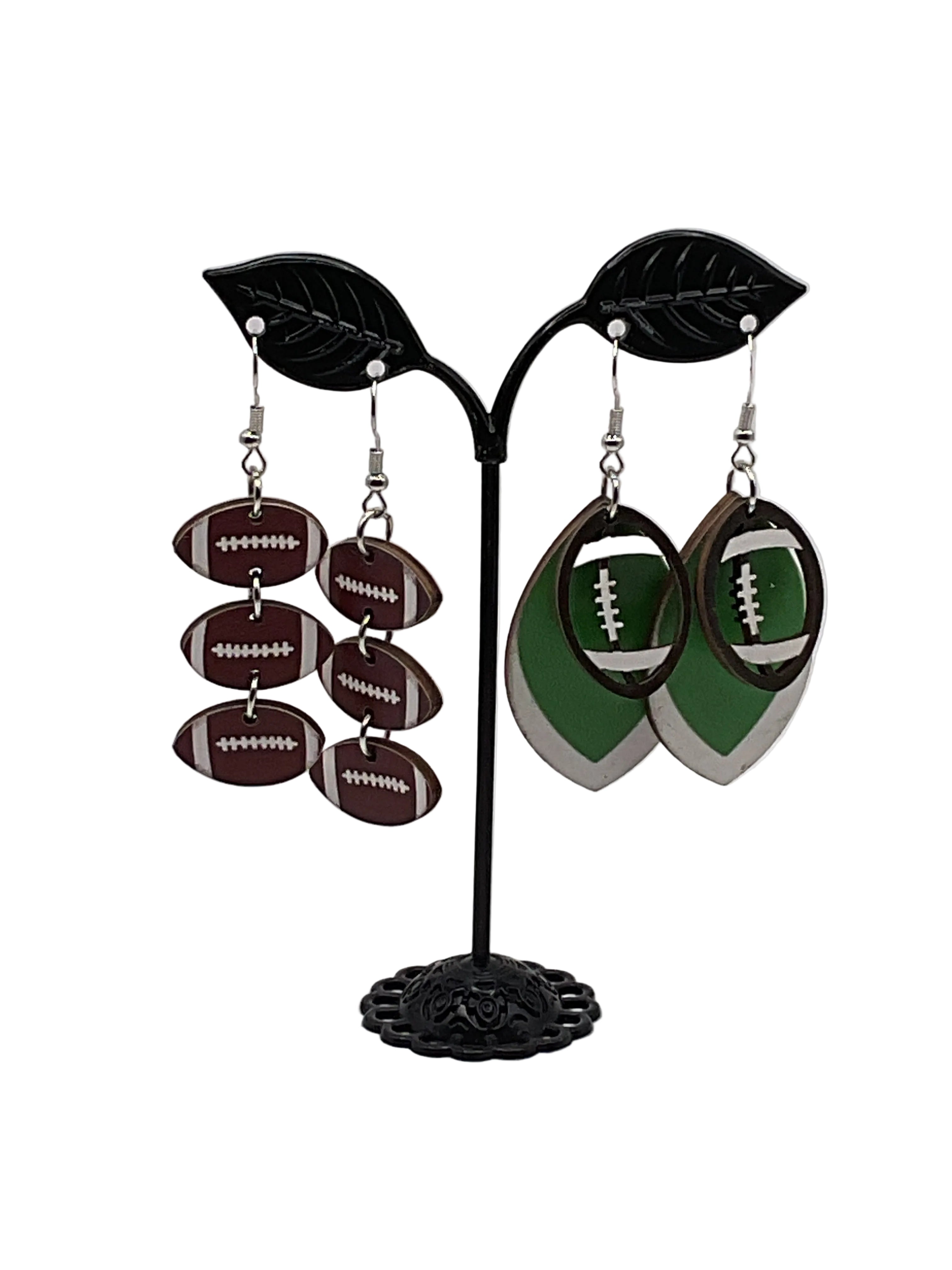 Football Earrings