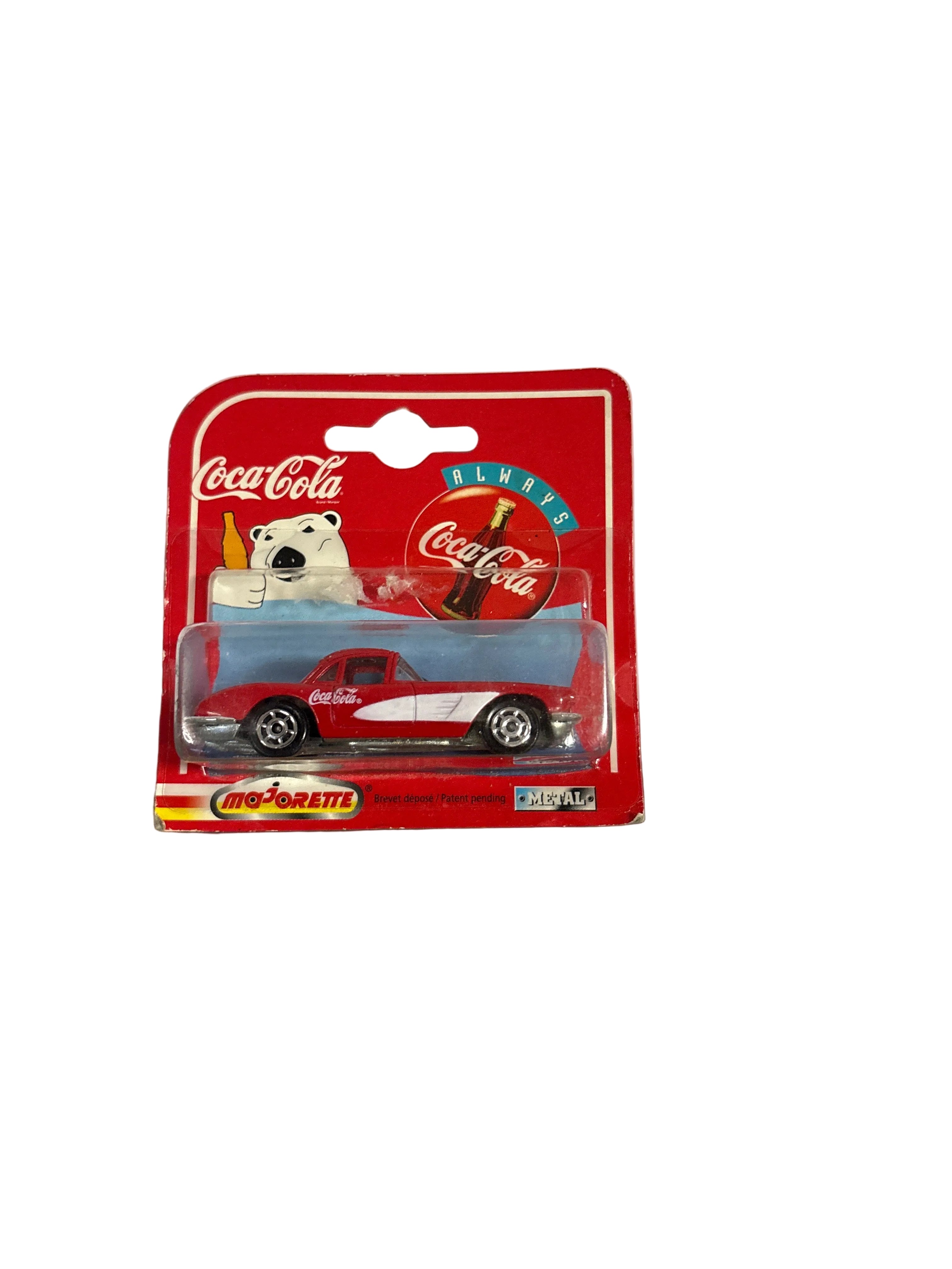 Majorette 58 Corvette Diecast red