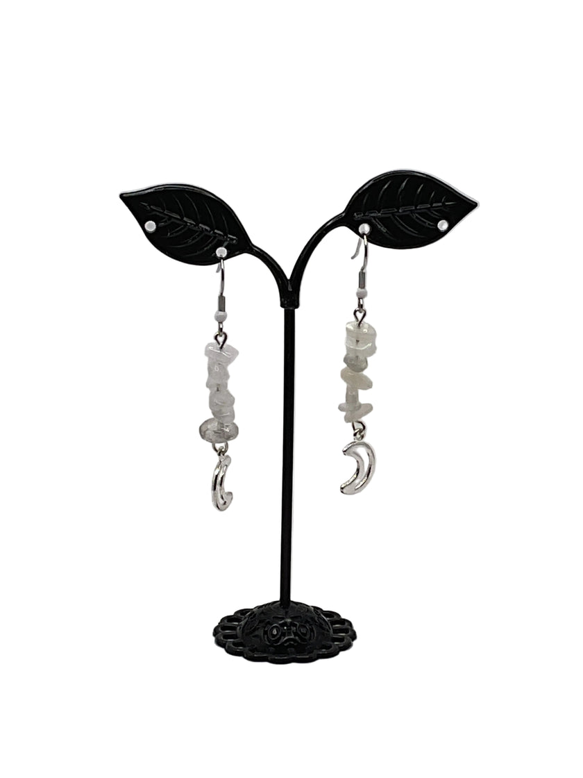 Crystal Chip Earrings