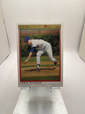 Premier Lance Dickson