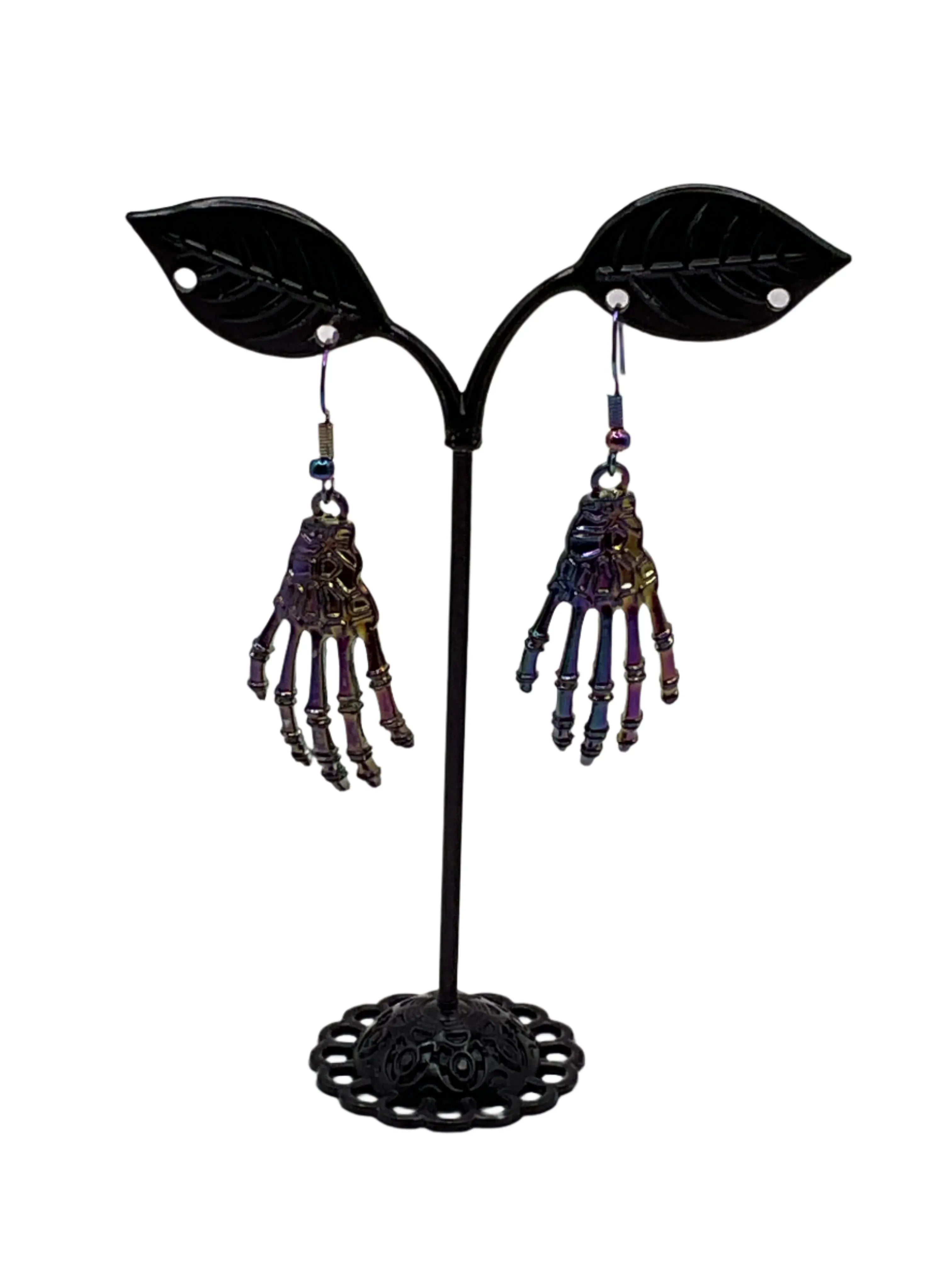 Skeleton Hand Earrings