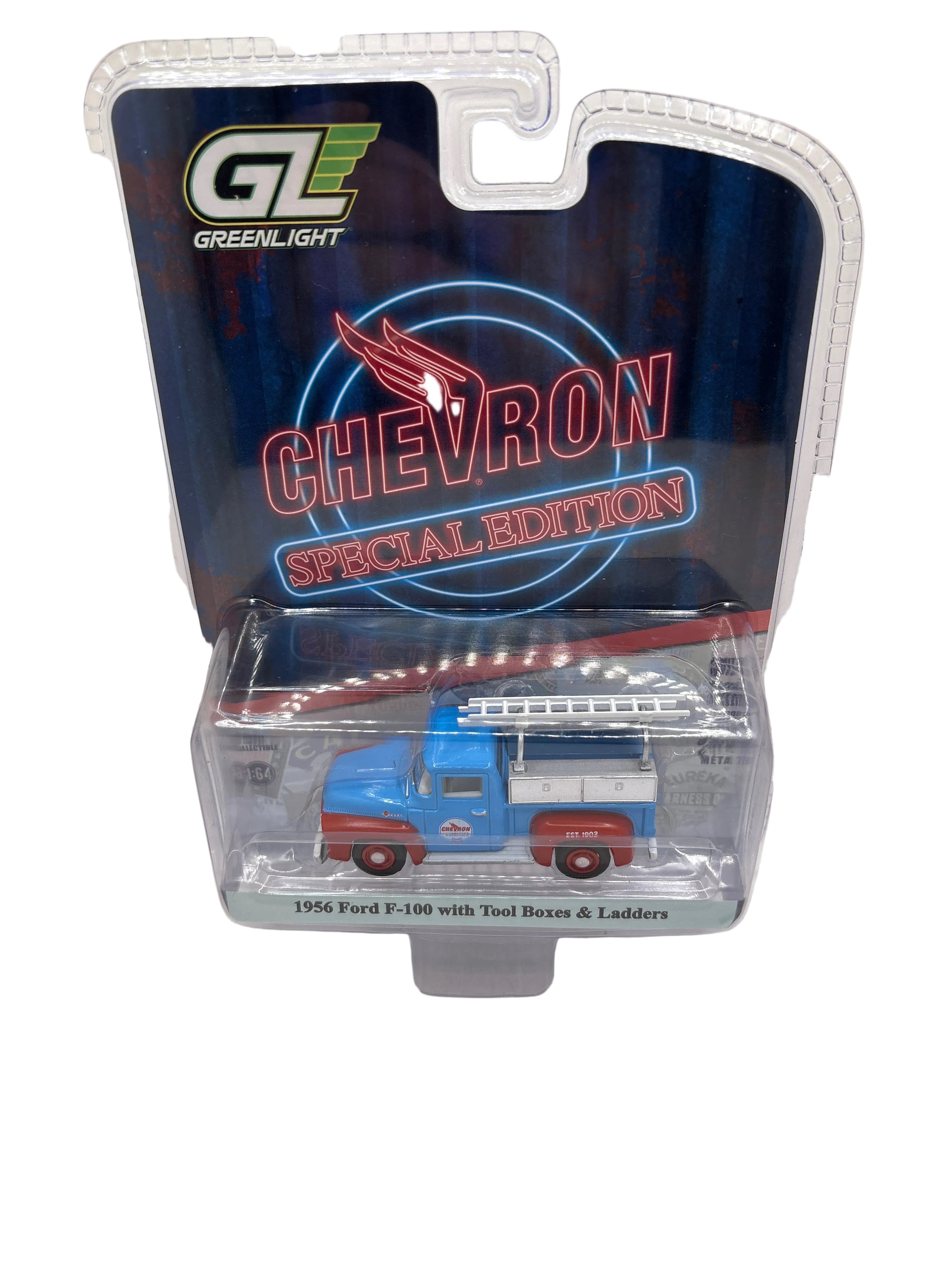 Greenlight 1956 Ford F-100 With Tool Boxes & Ladders Diecast
