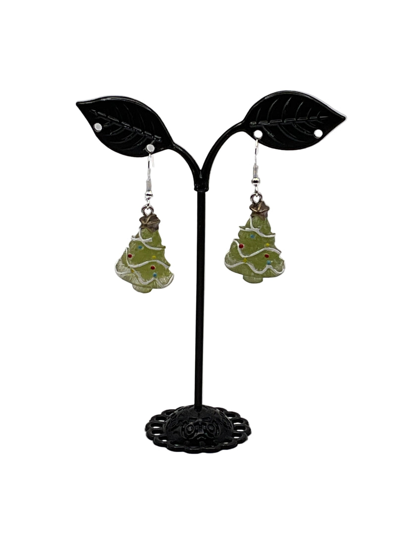 Glittery Christmas Earrings